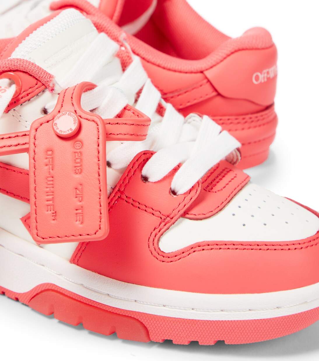 Out Of Office leather sneakers | Off-White Kids
