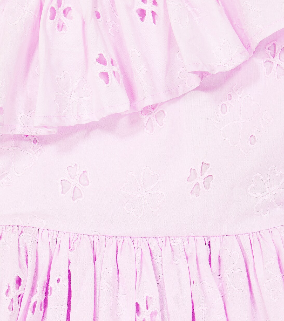 Cay broderie anglaise one-shoulder dress  | Molo