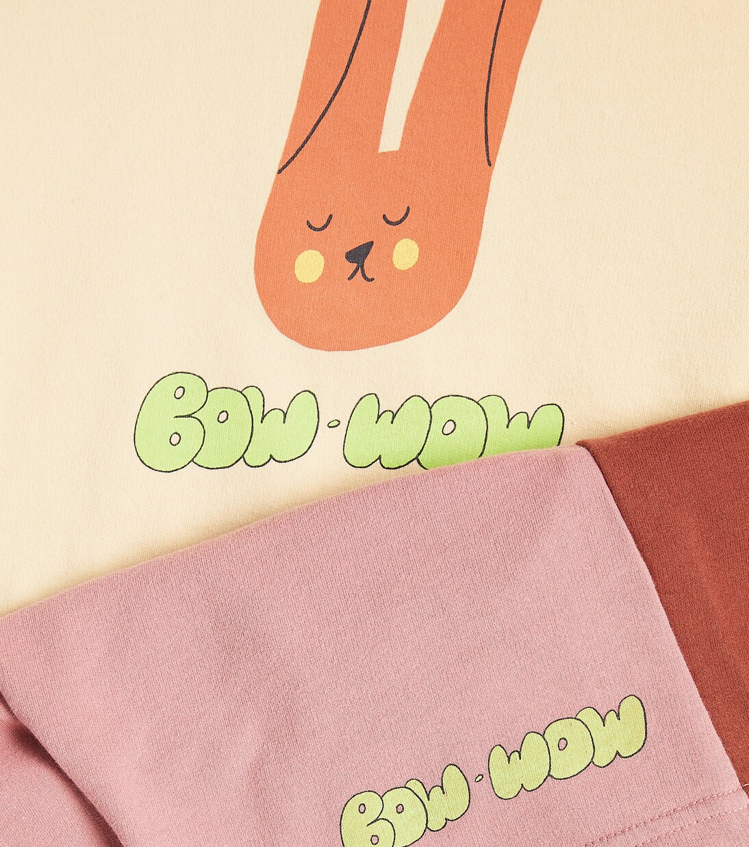 Printed cotton jersey T-shirt and shorts set | Jellymallow