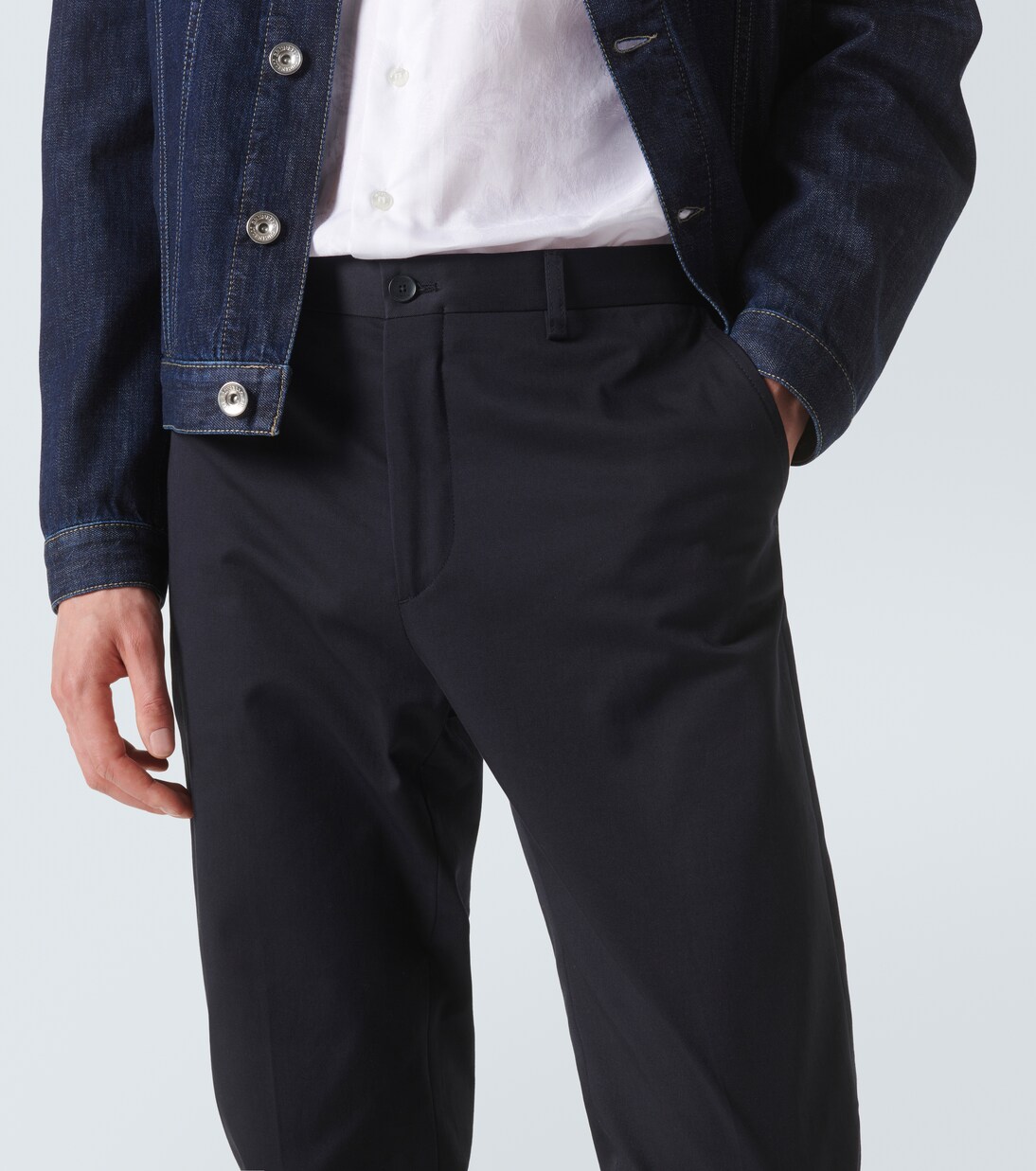 Floral cotton jacquard chinos | Etro