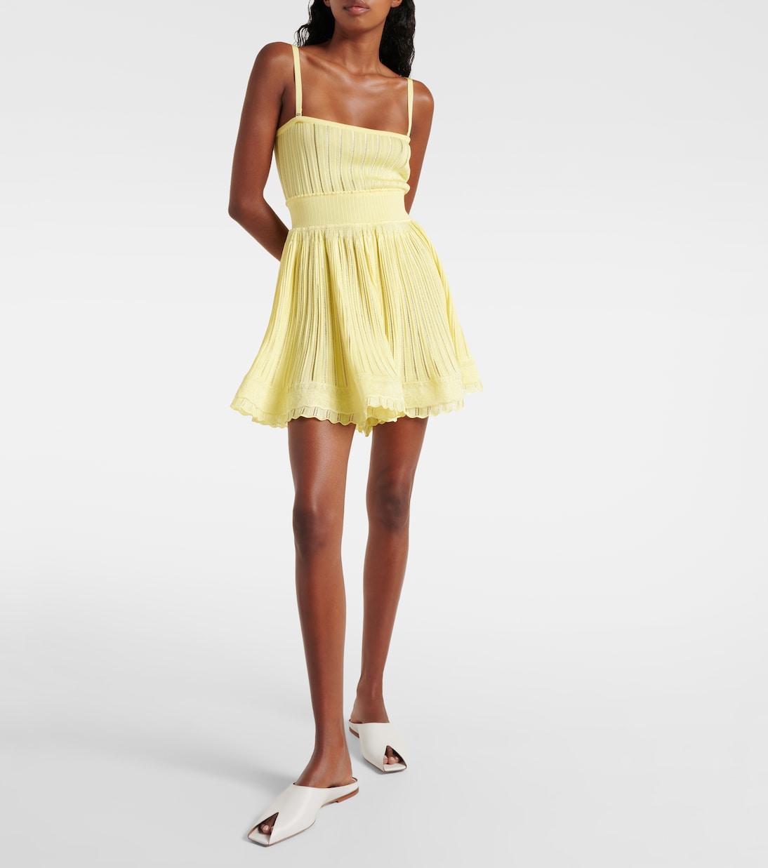 Pantoletten aus Leder | Alaïa