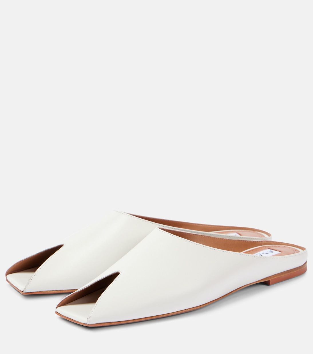 Pantoletten aus Leder | Alaïa