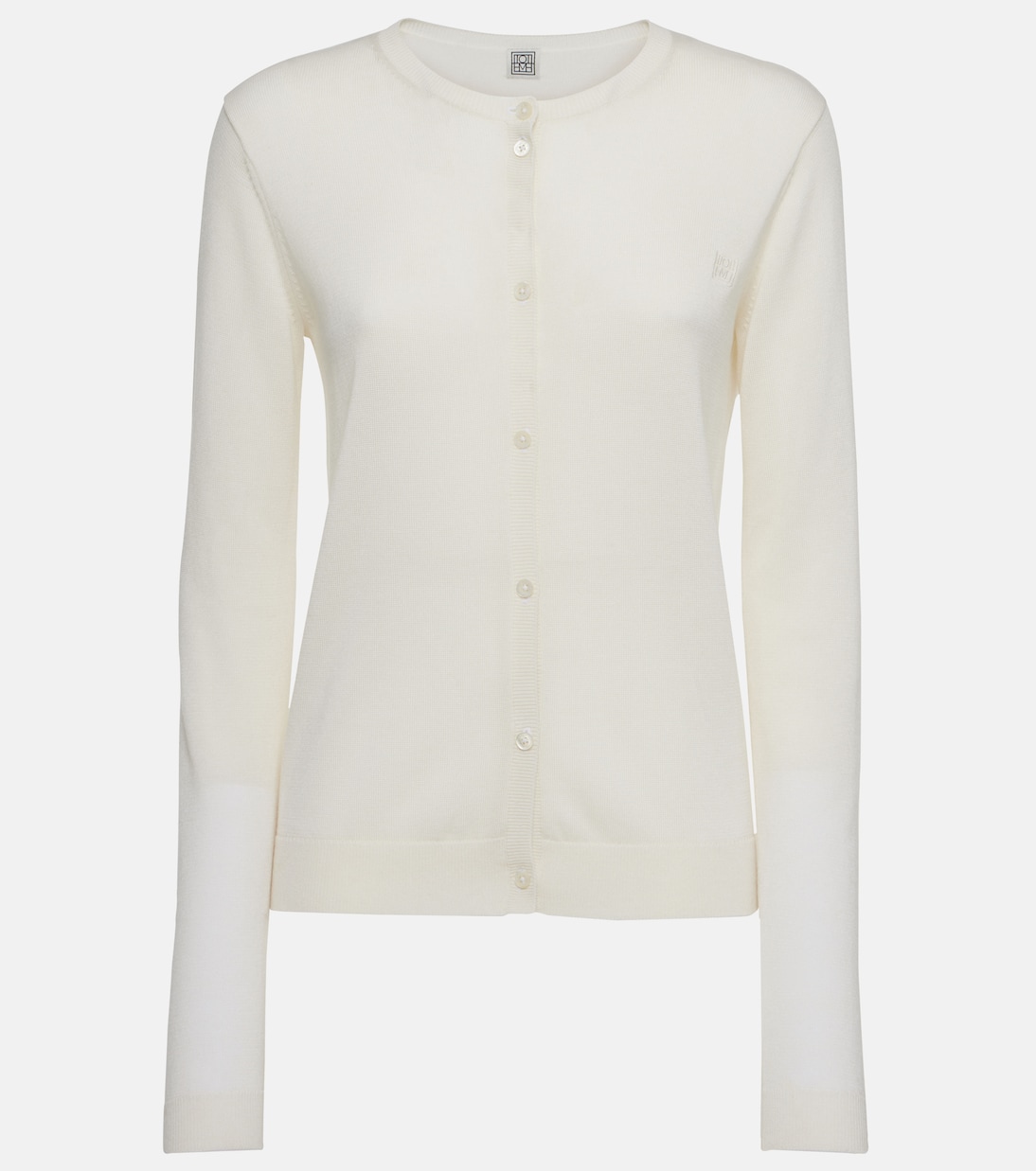Cardigan con logo | Toteme