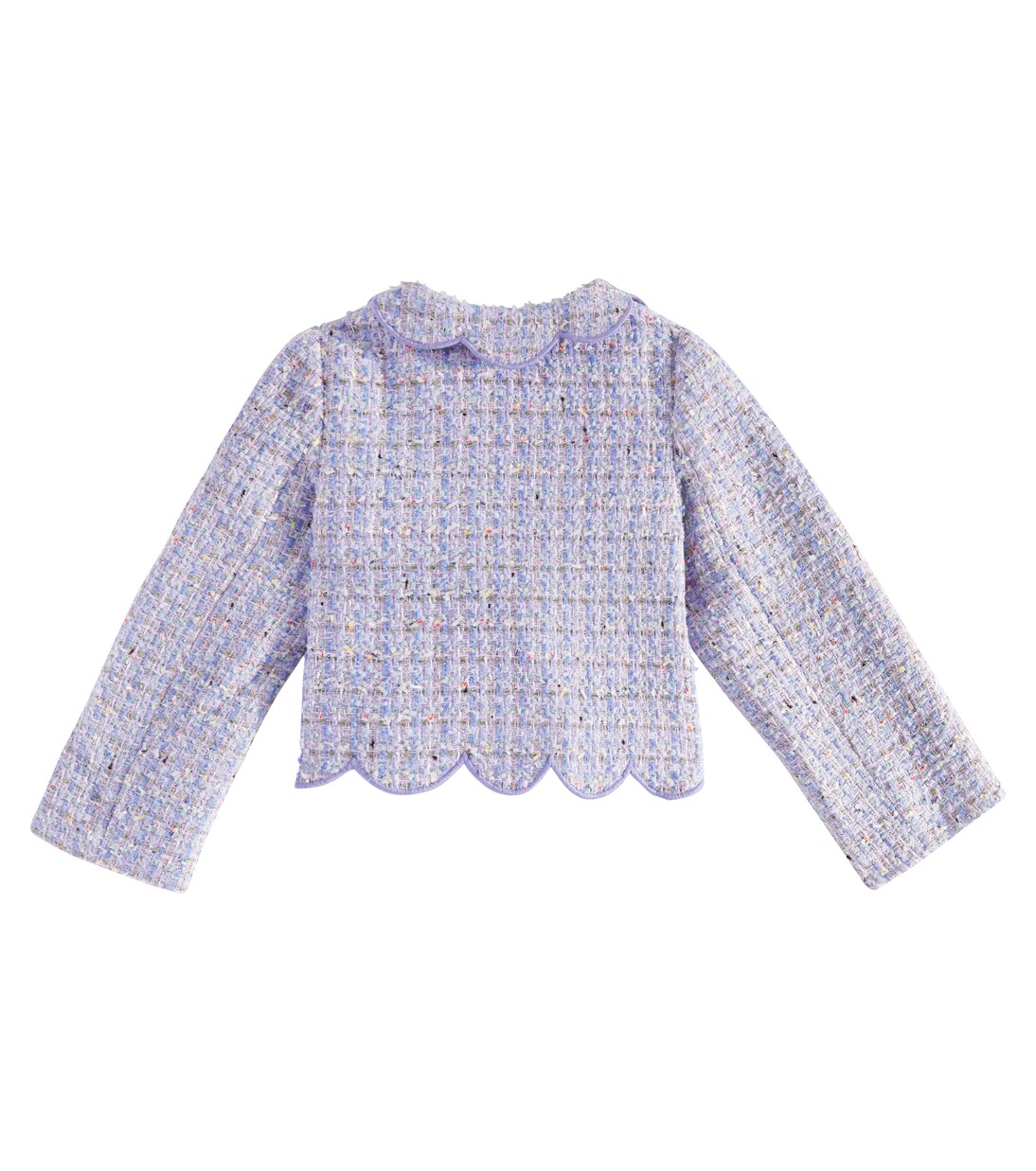 Scalloped bouclé jacket | Self-Portrait Kids