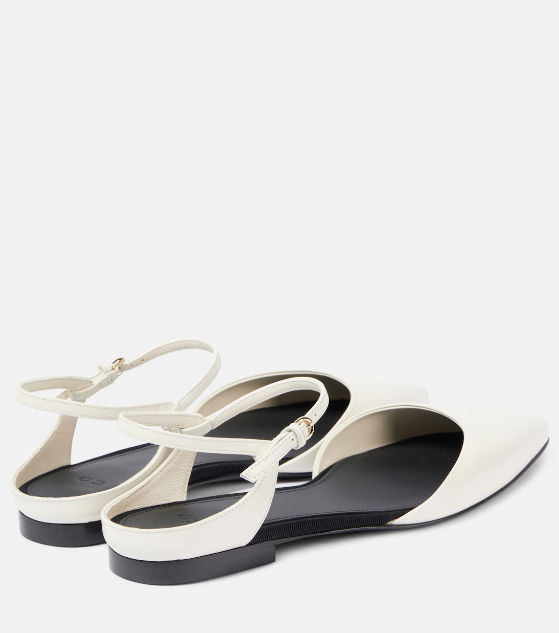 Leather slingback flats | CO