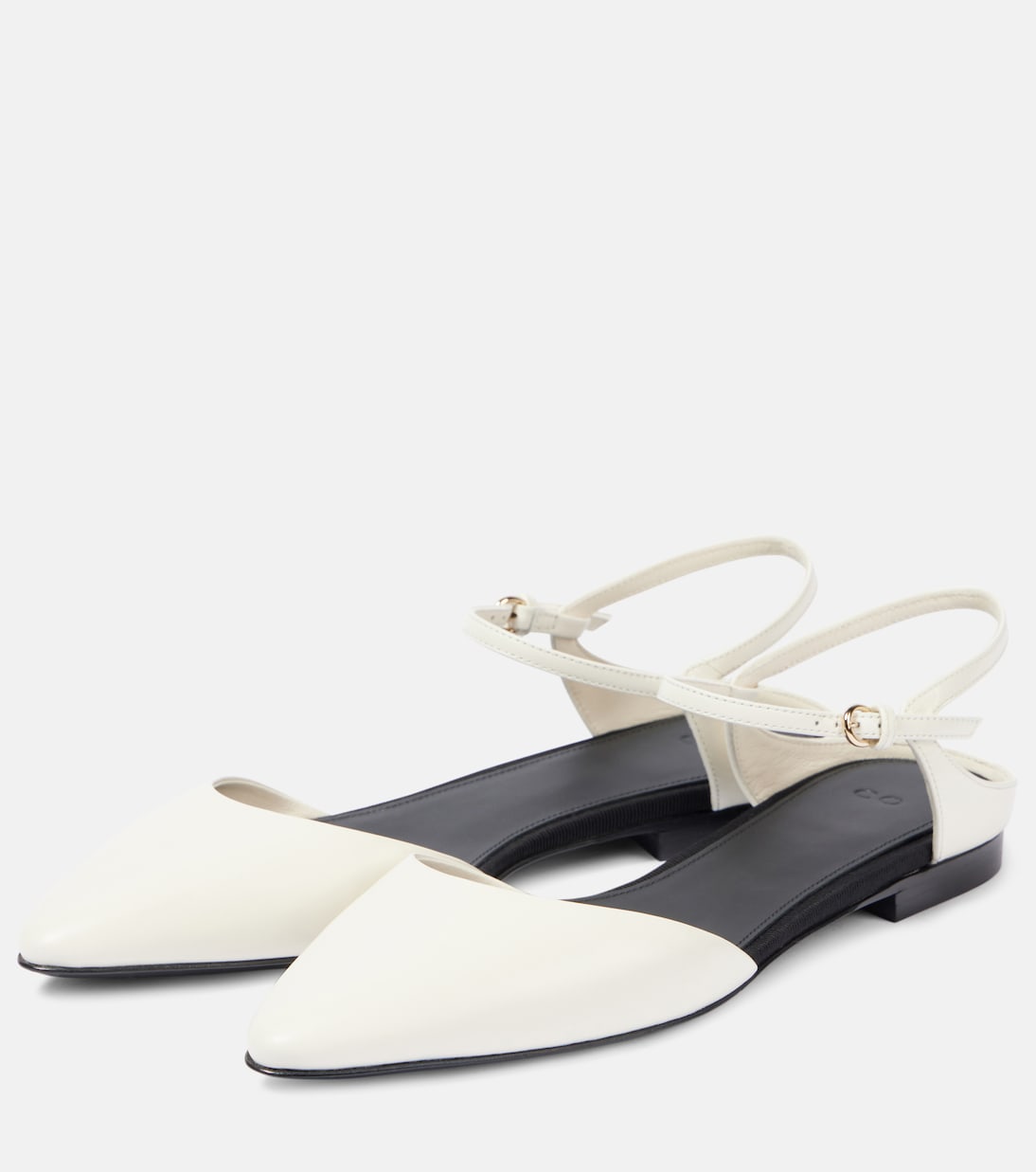Leather slingback flats | CO