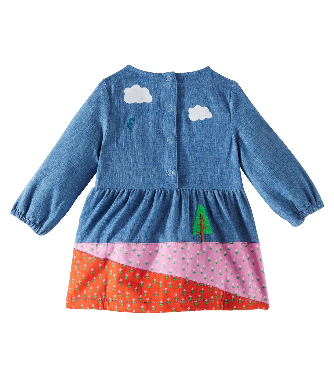 Baby - Abito in cotone con stampa | Stella McCartney Kids