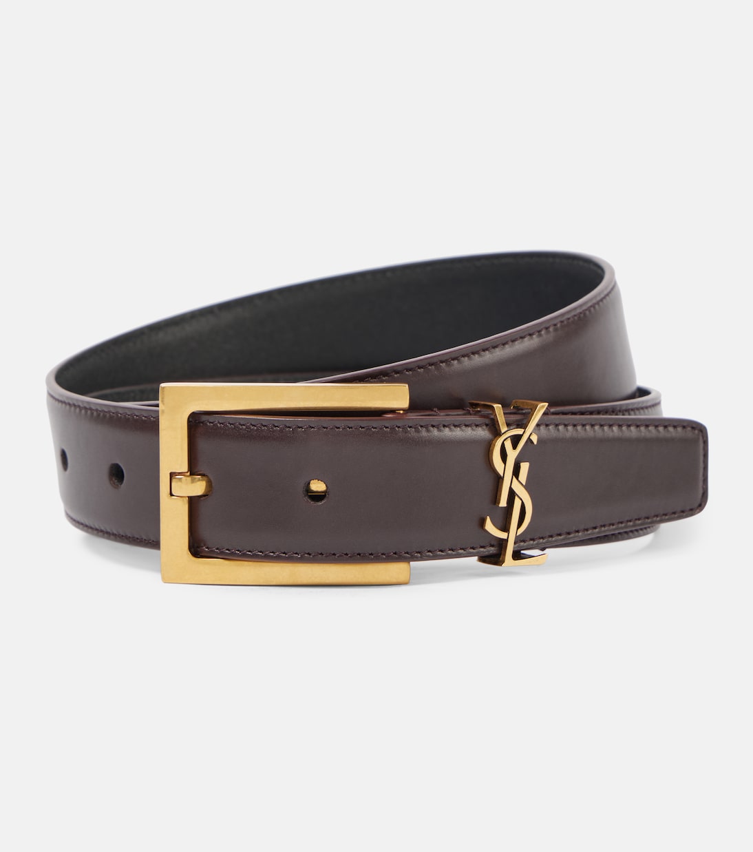Ceinture Cassandre 30mm en cuir | Saint Laurent