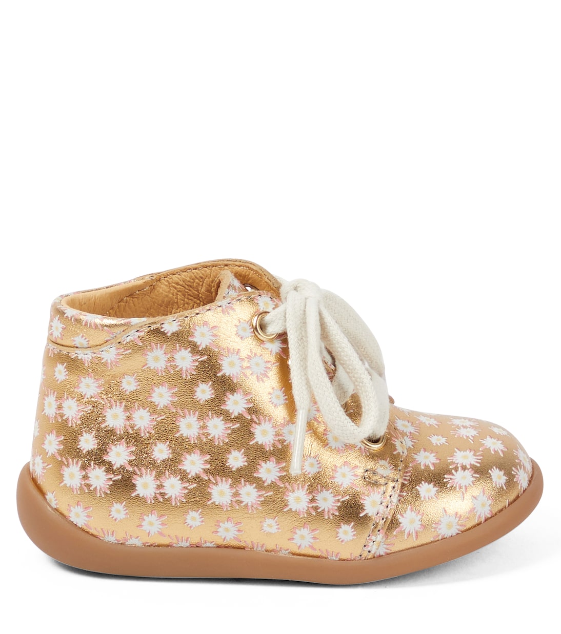 Baby Stand-up Bottine leather booties | Pom d'Api