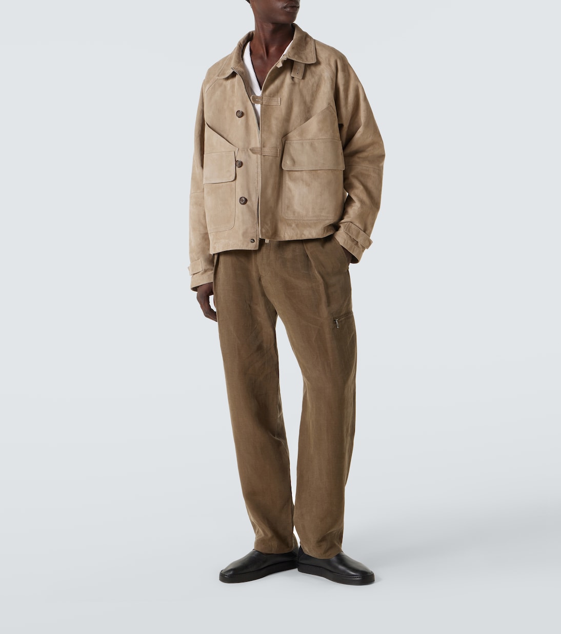 Slip-Ons aus Leder | Giorgio Armani