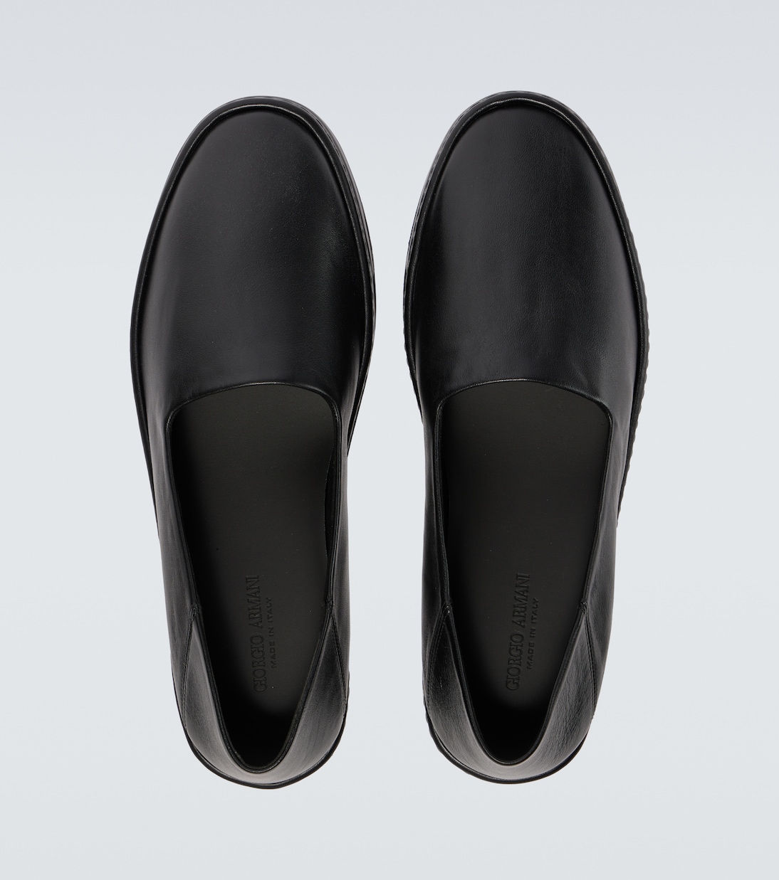 Slip-Ons aus Leder | Giorgio Armani