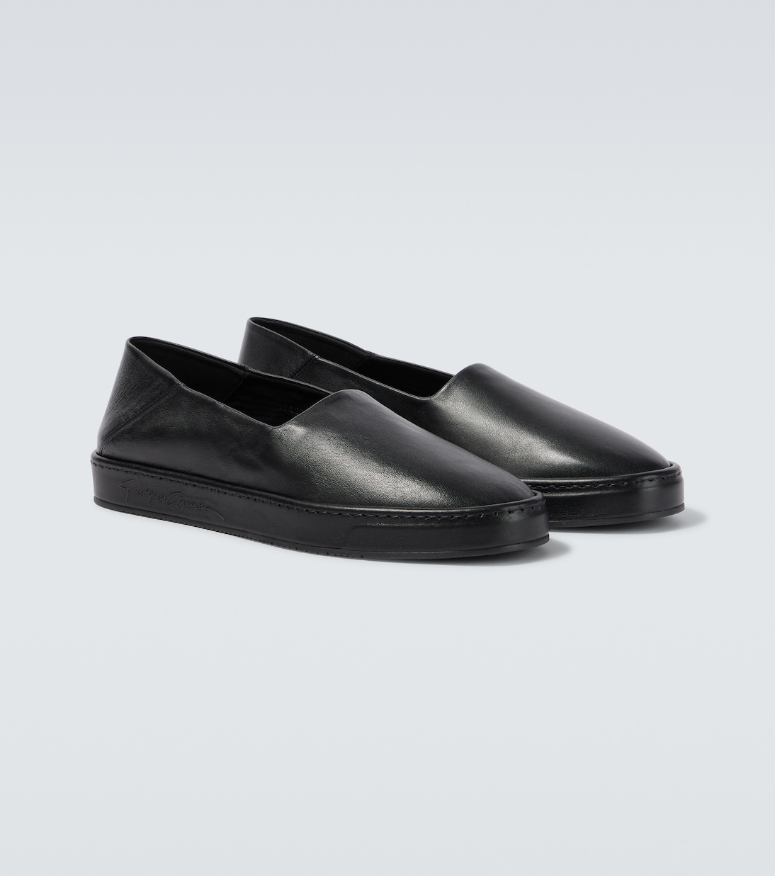 Slip-Ons aus Leder | Giorgio Armani
