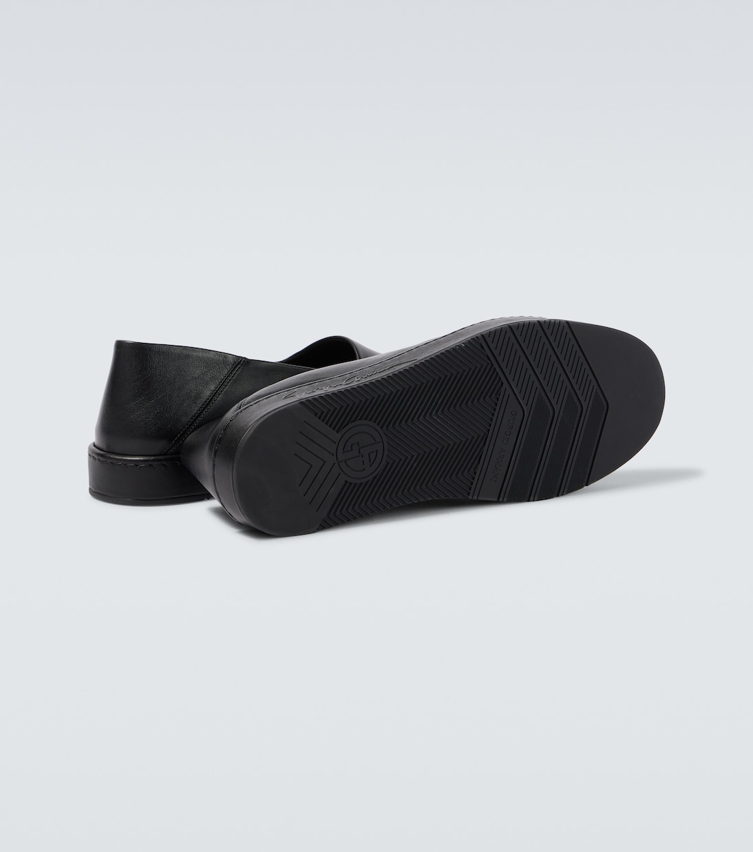 Slip-Ons aus Leder | Giorgio Armani