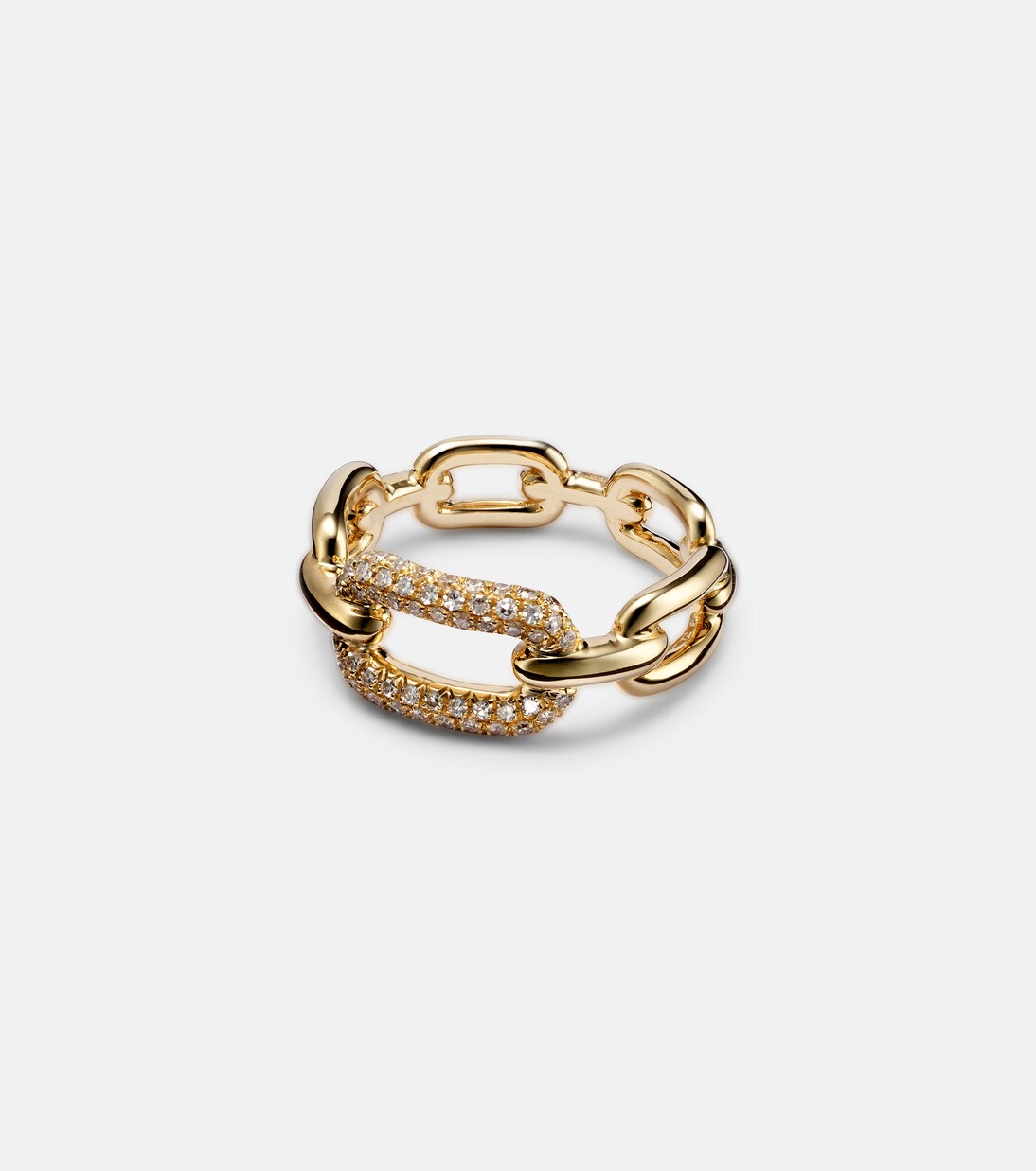 Bague Cable Link en or 18 ct et diamants | Shay Jewelry