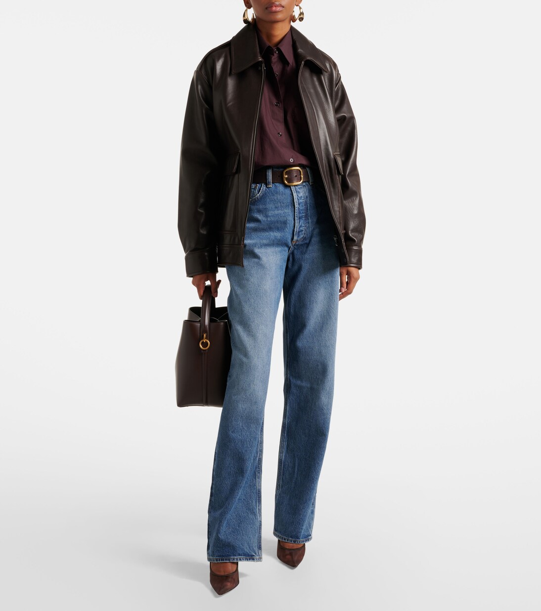 High-Rise Wide-Leg Jeans Kelly | Agolde