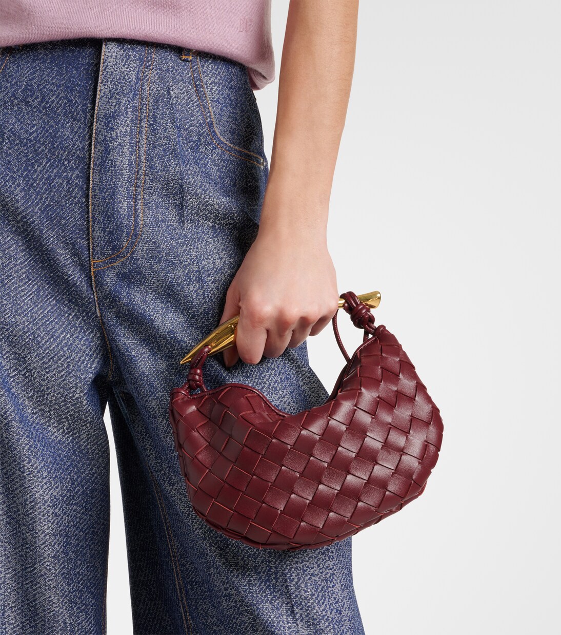 Sardine Baby Intrecciato leather tote bag | Bottega Veneta