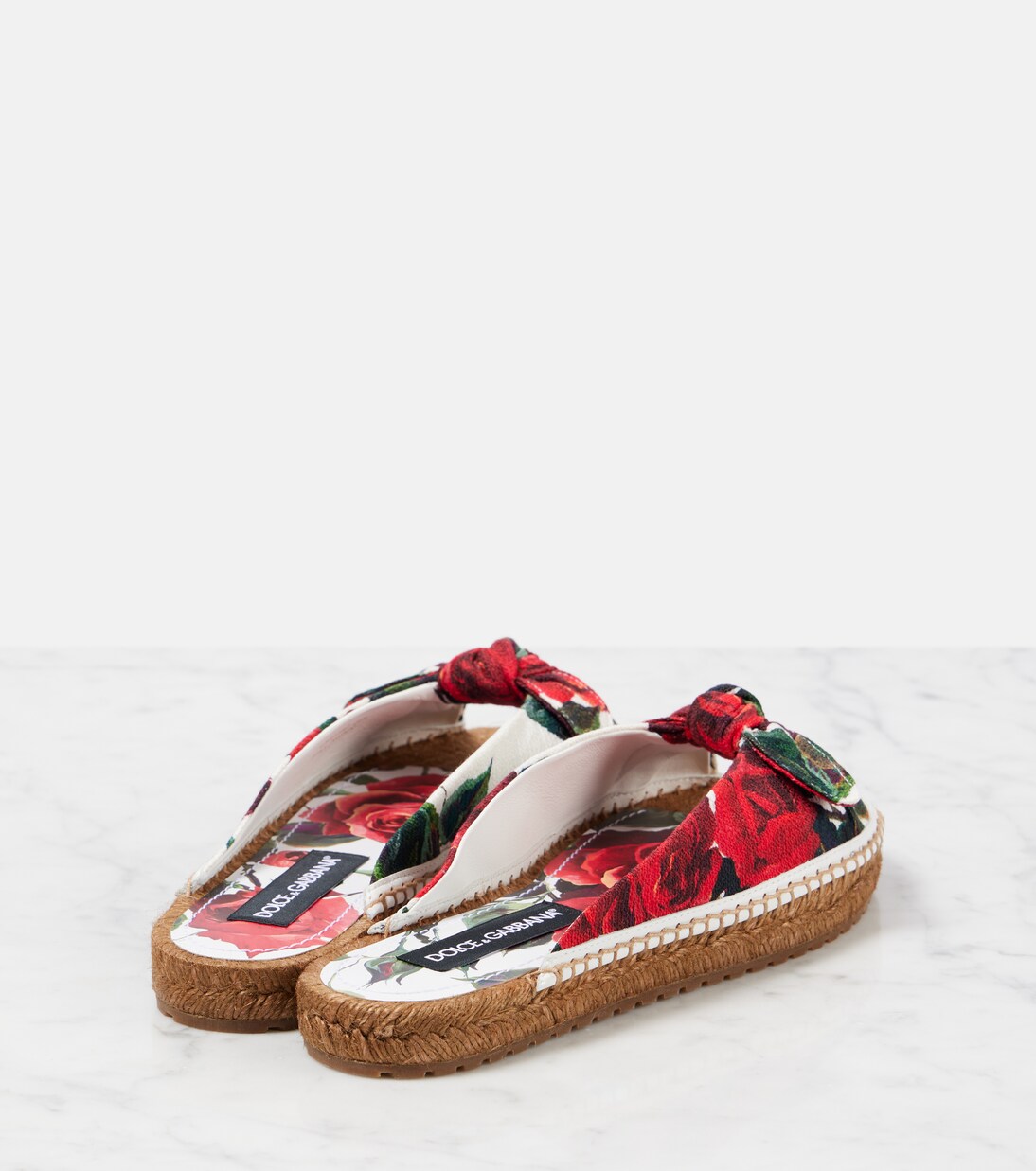 Floral espadrille slides | Dolce&Gabbana