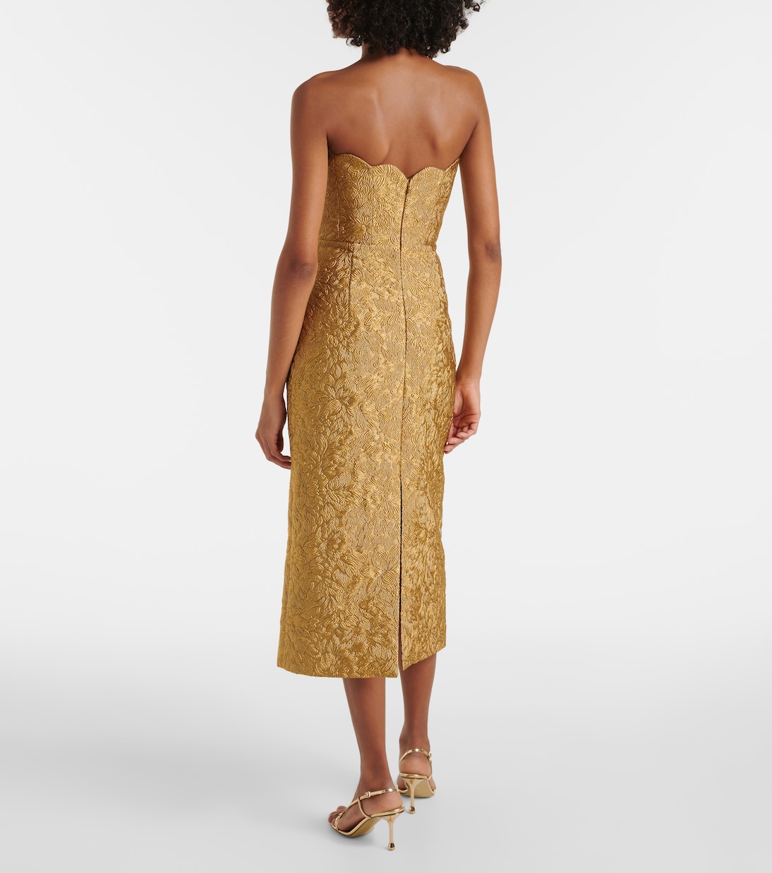 Robe midi Marcella à fleurs | Markarian