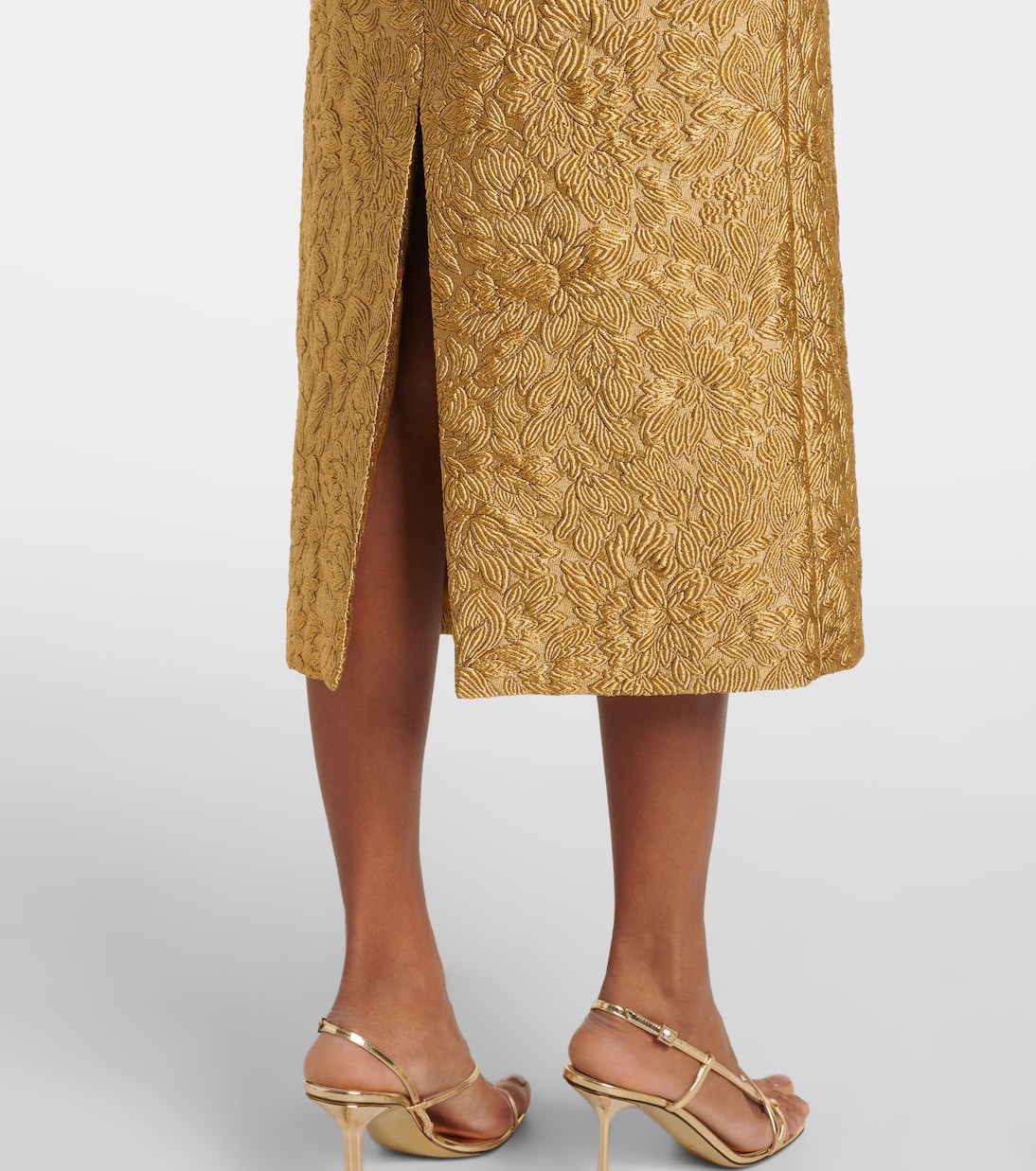 Robe midi Marcella à fleurs | Markarian