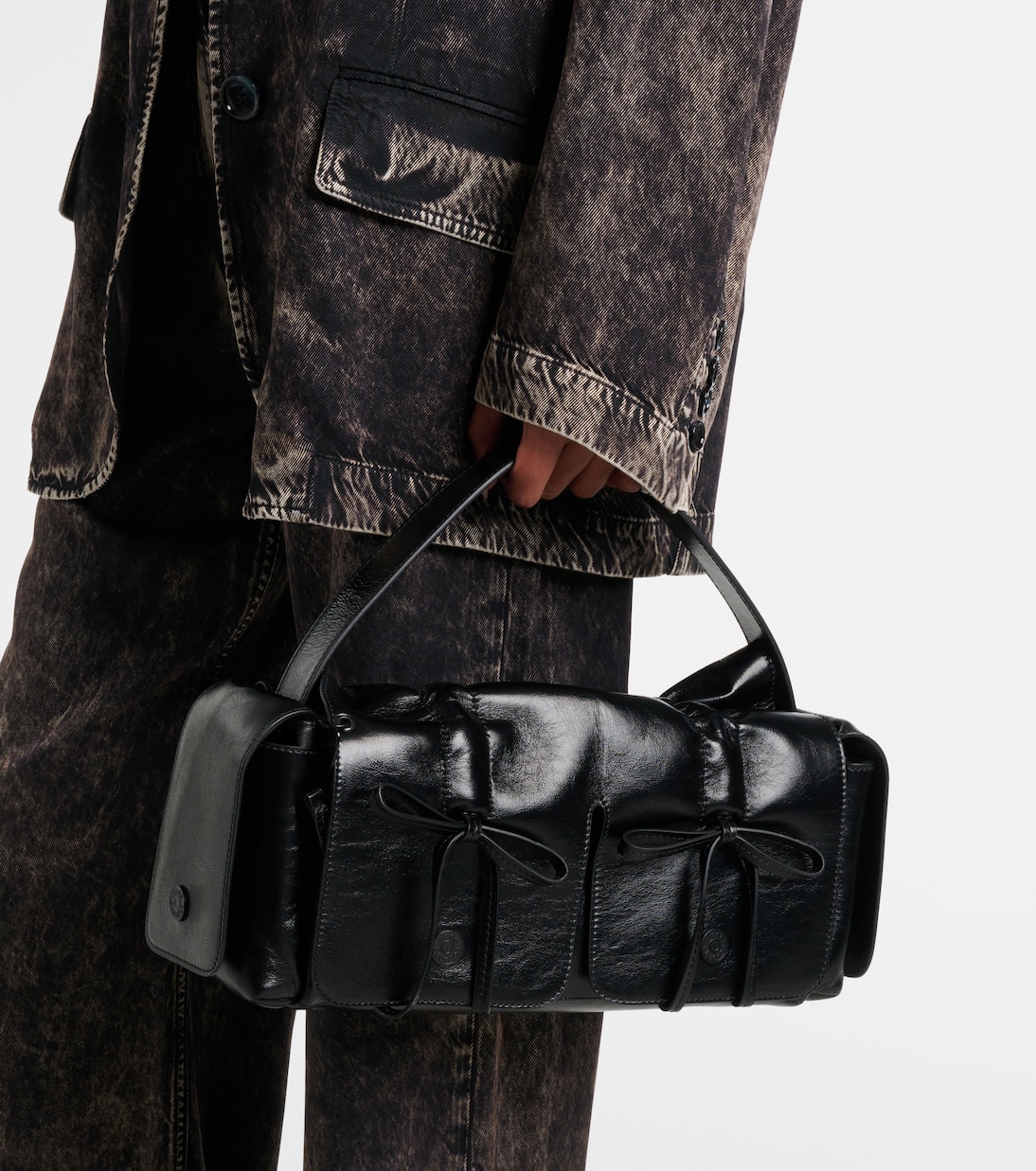 Cabas en cuir à nœud | Acne Studios