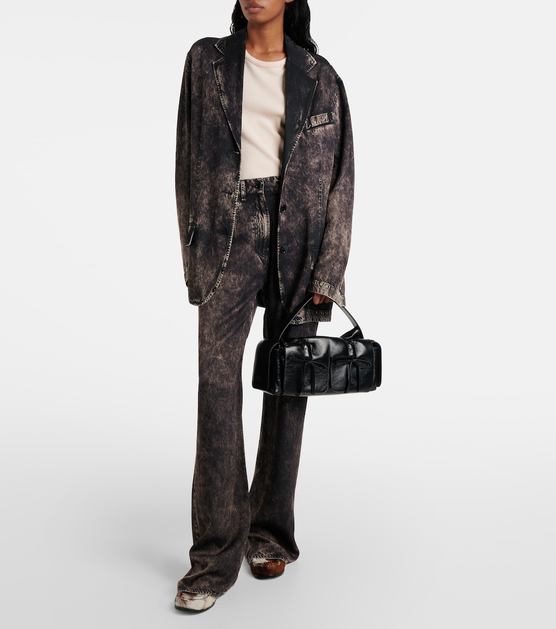 Cabas en cuir à nœud | Acne Studios