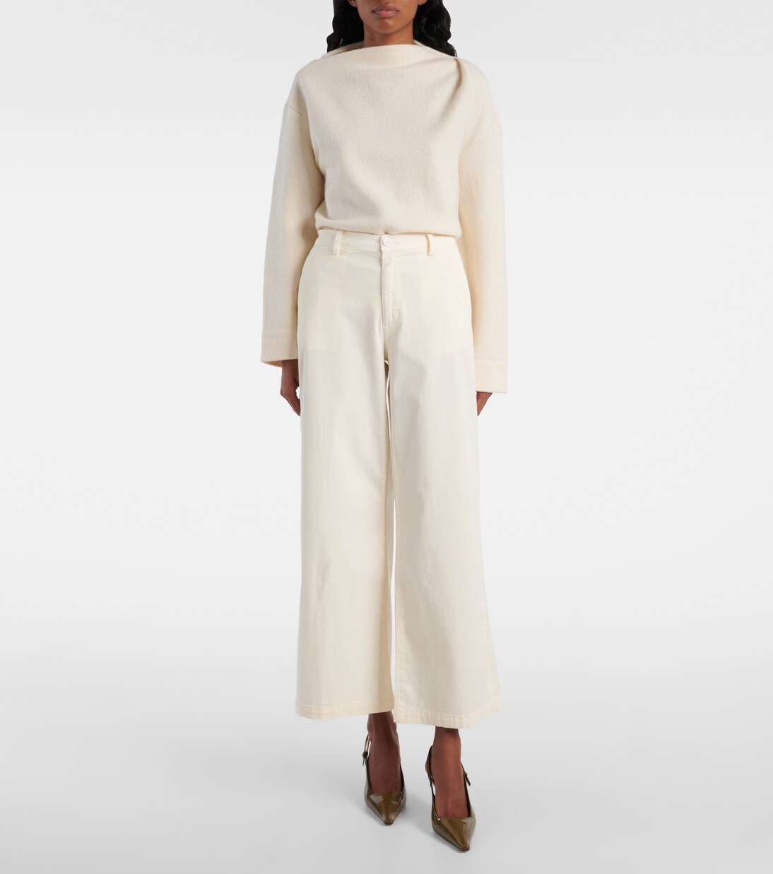 Pantalon ample Caden en coton mélangé | AG Jeans