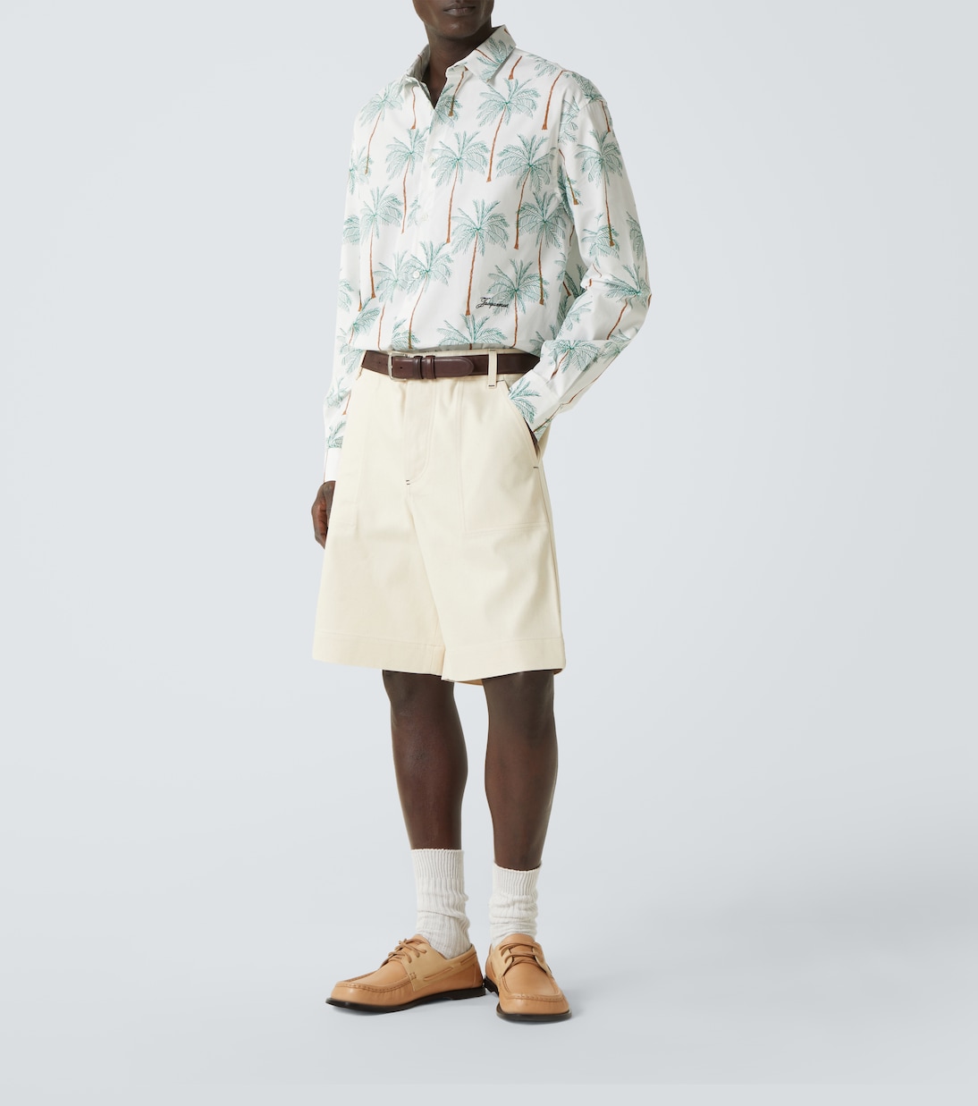 Simon printed cotton shirt | Jacquemus