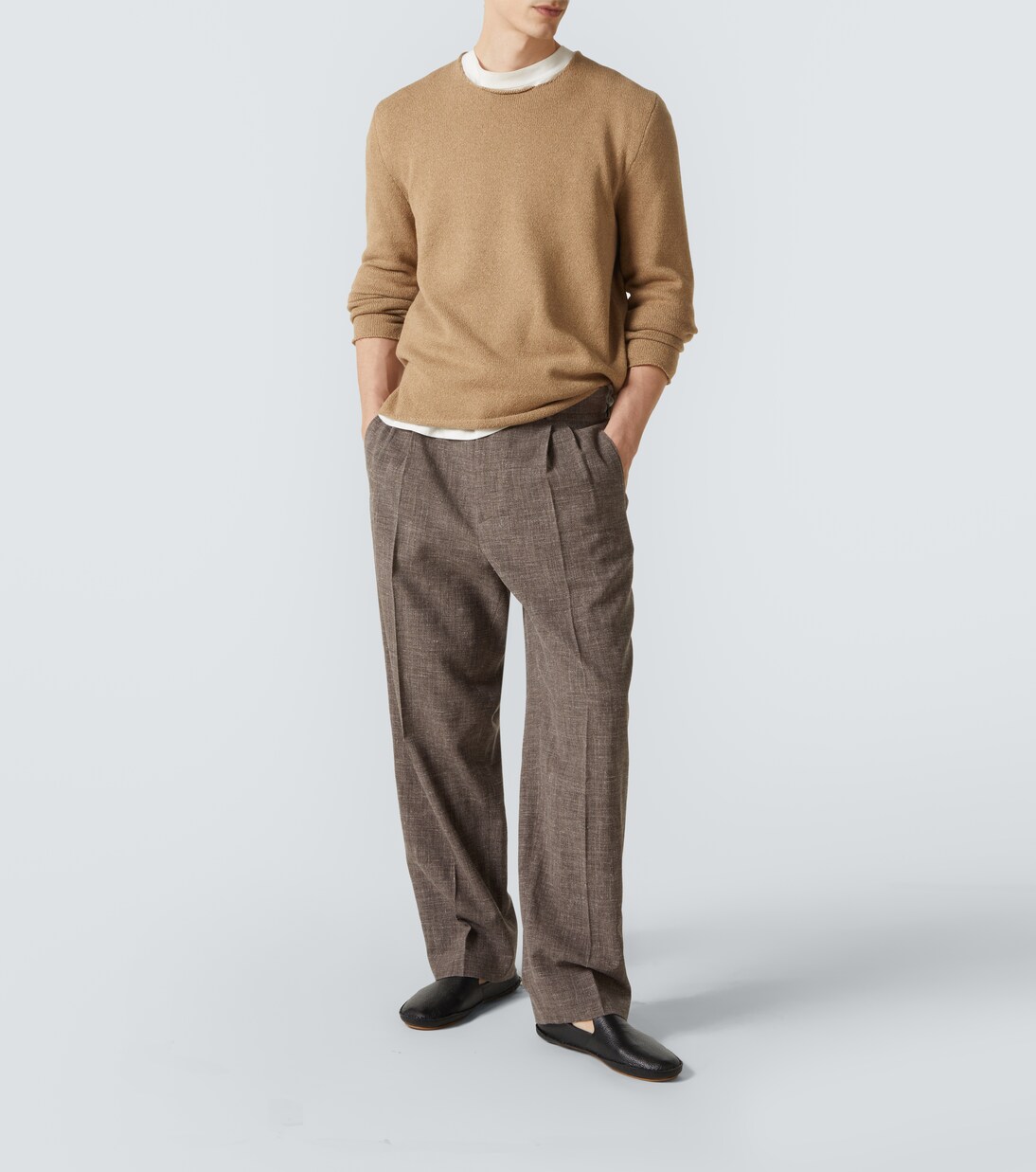 Vasko leather slip-on shoes | The Row