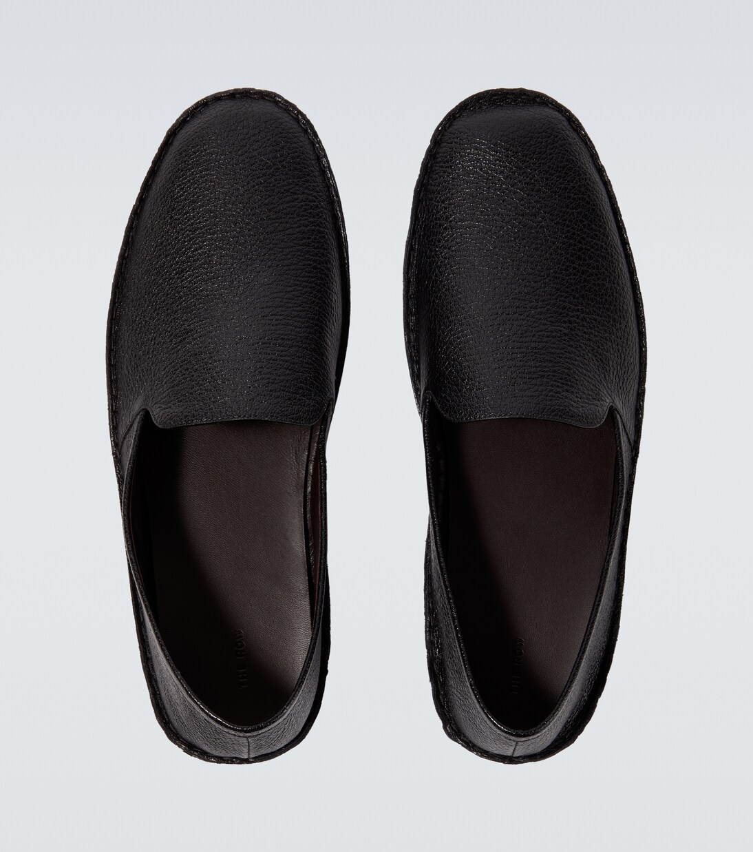 Vasko leather slip-on shoes | The Row
