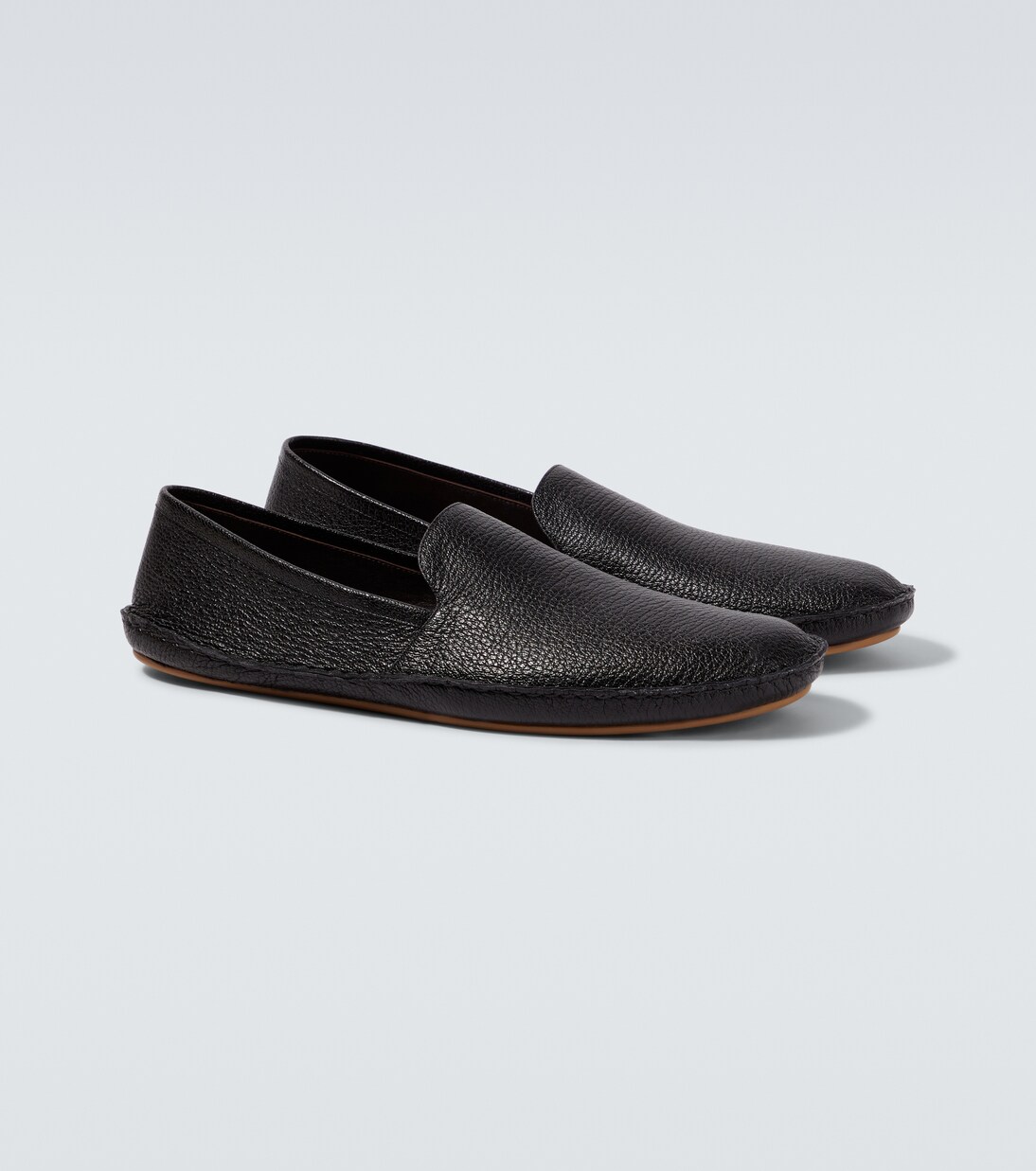 Vasko leather slip-on shoes | The Row