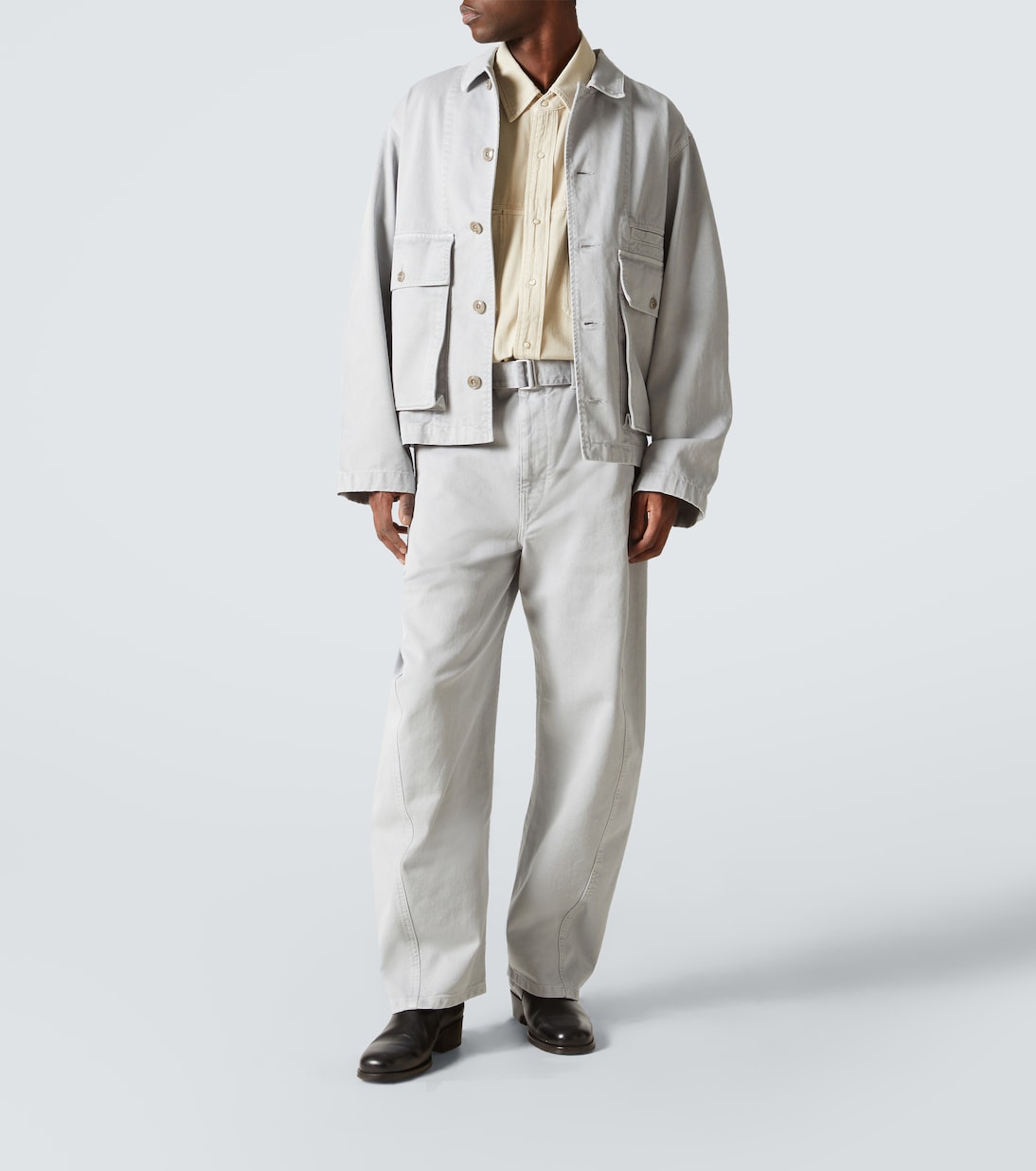 Twisted barrel-leg jeans | Lemaire