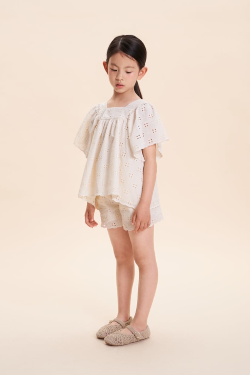 Gaia cotton shorts | C'era Una Volta