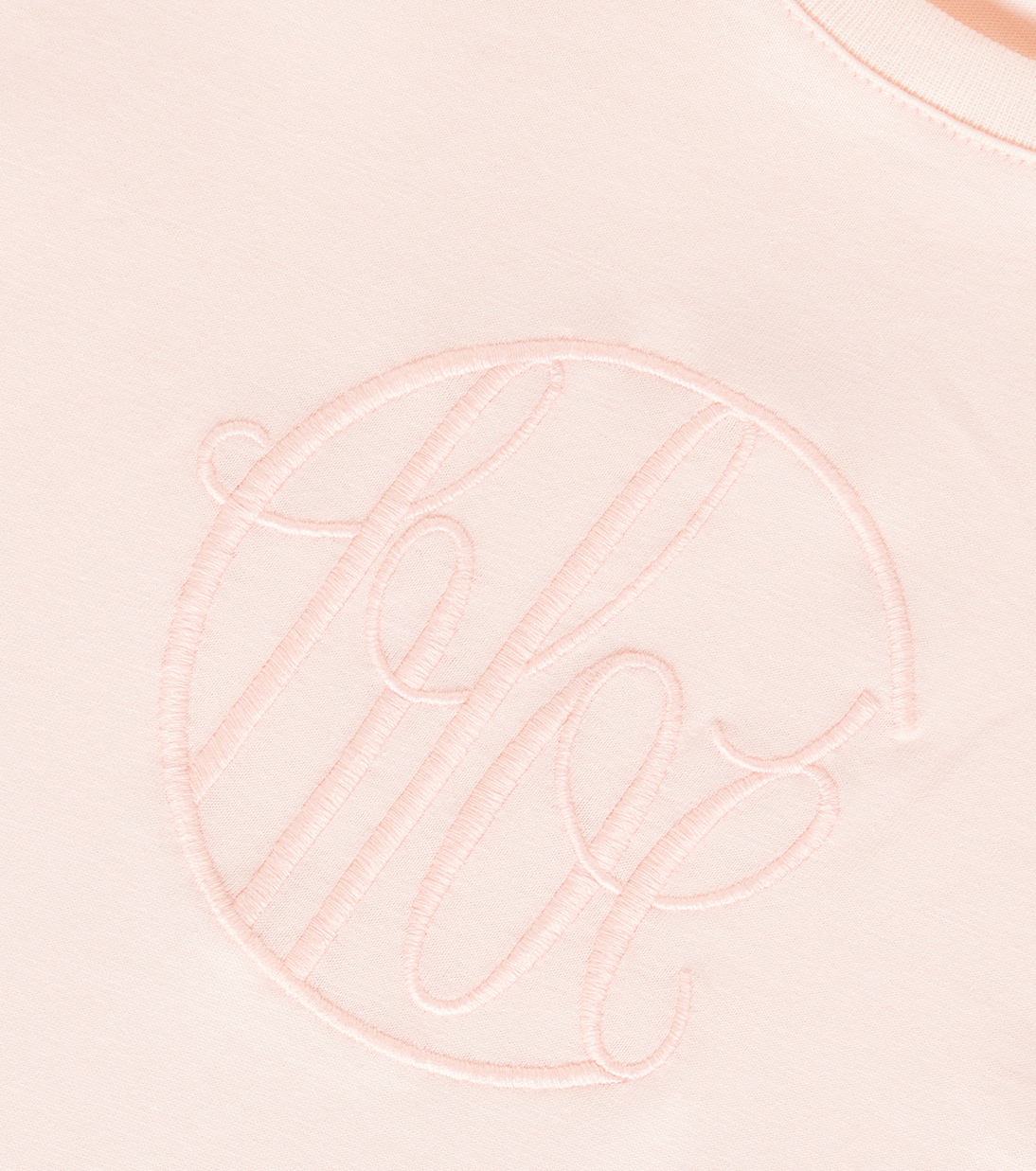 Logo embroidered cotton jersey T-shirt | Chloé Kids