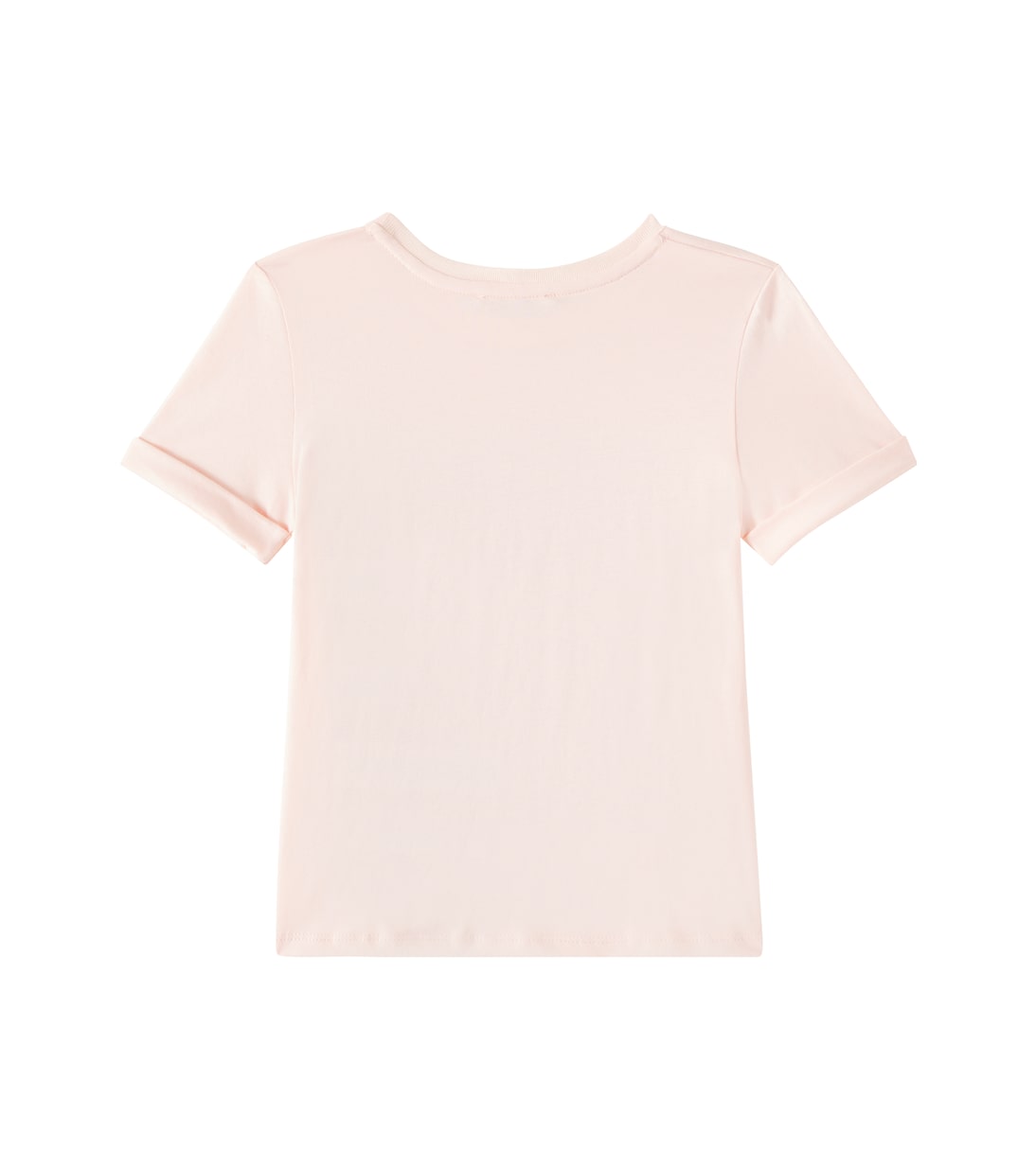 Logo embroidered cotton jersey T-shirt | Chloé Kids
