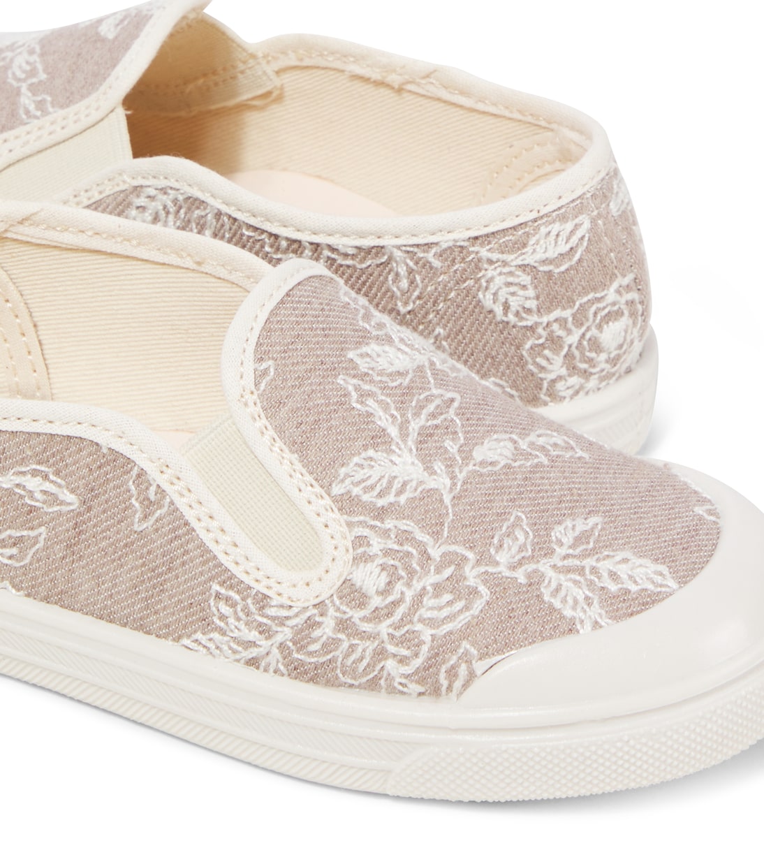 Zapatillas slip-on de denim bordado | PèPè