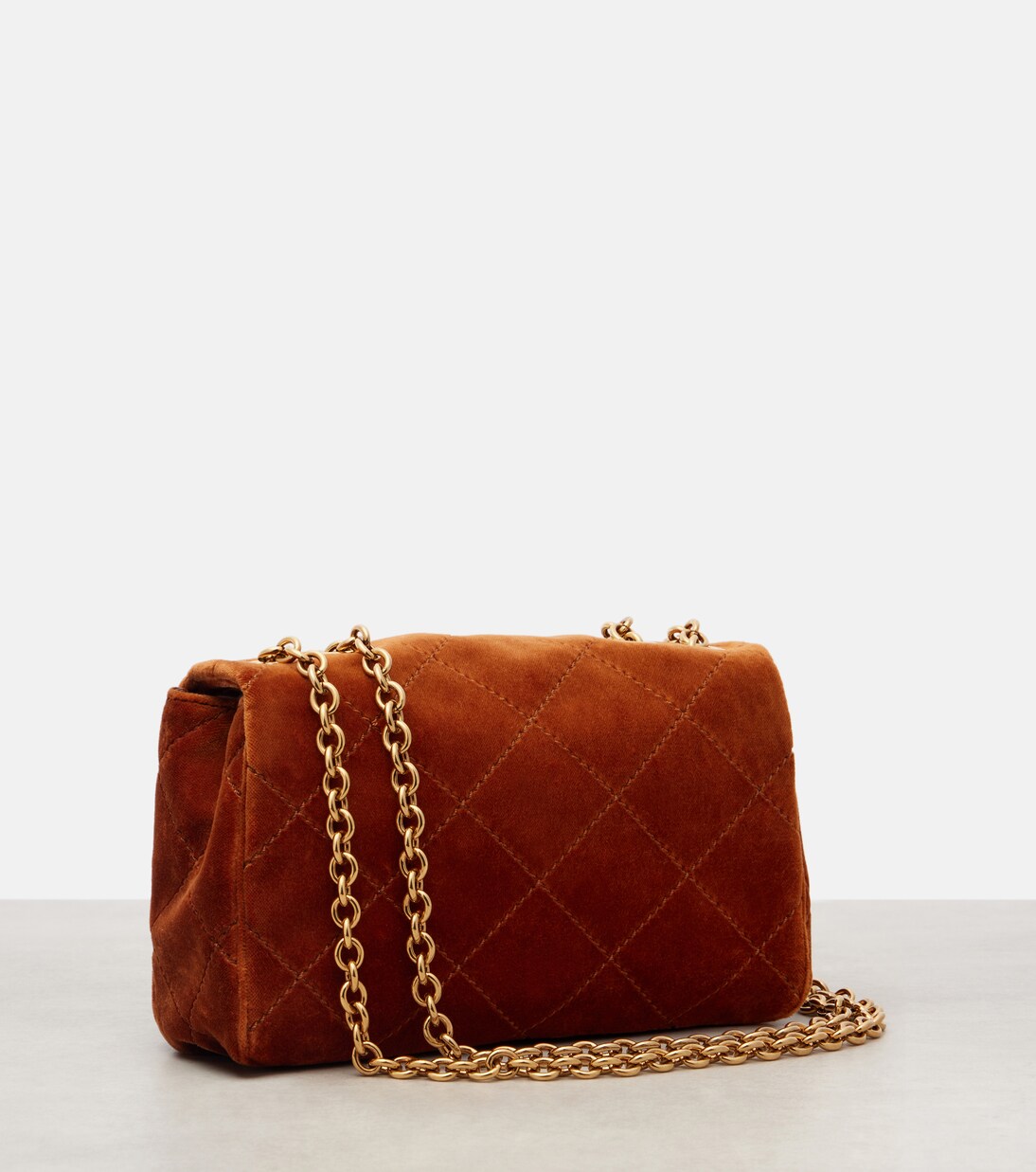 Chloé Heritage Small velvet shoulder bag | Chloé