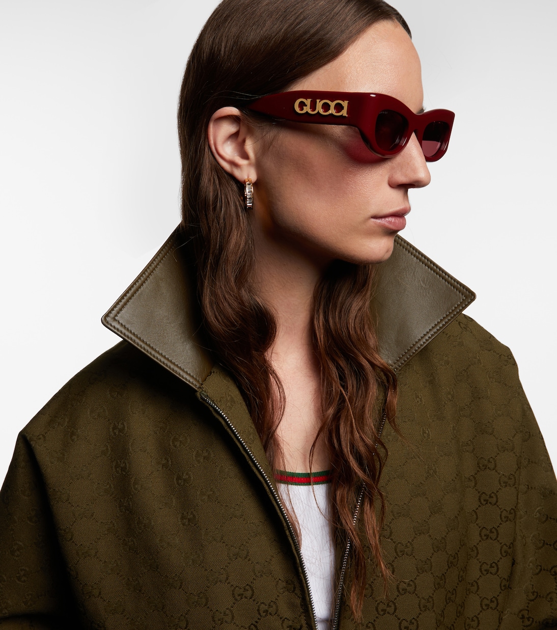 Logo rectangular sunglasses | Gucci