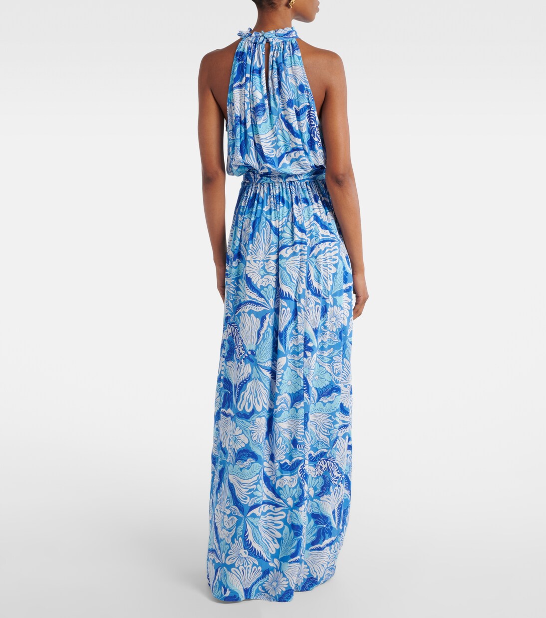 Robe longue Bianca imprimée | Poupette St Barth