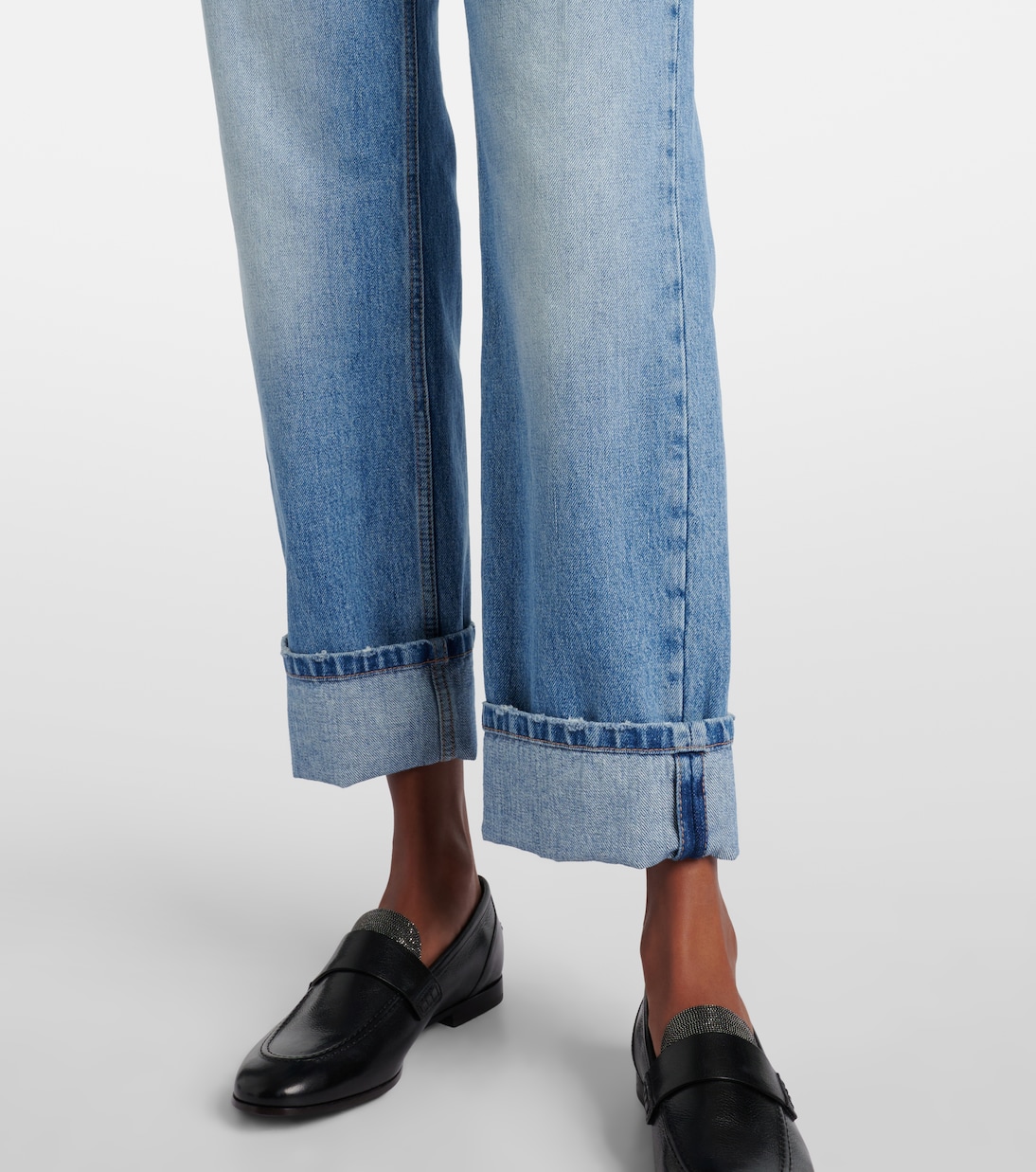 Jeans regular a vita bassa | Brunello Cucinelli