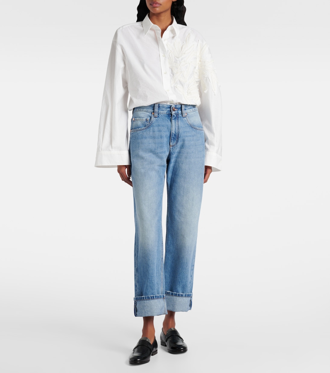 Jeans regular a vita bassa | Brunello Cucinelli