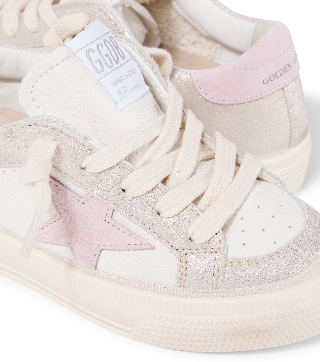 May glitter sneakers | Golden Goose Kids