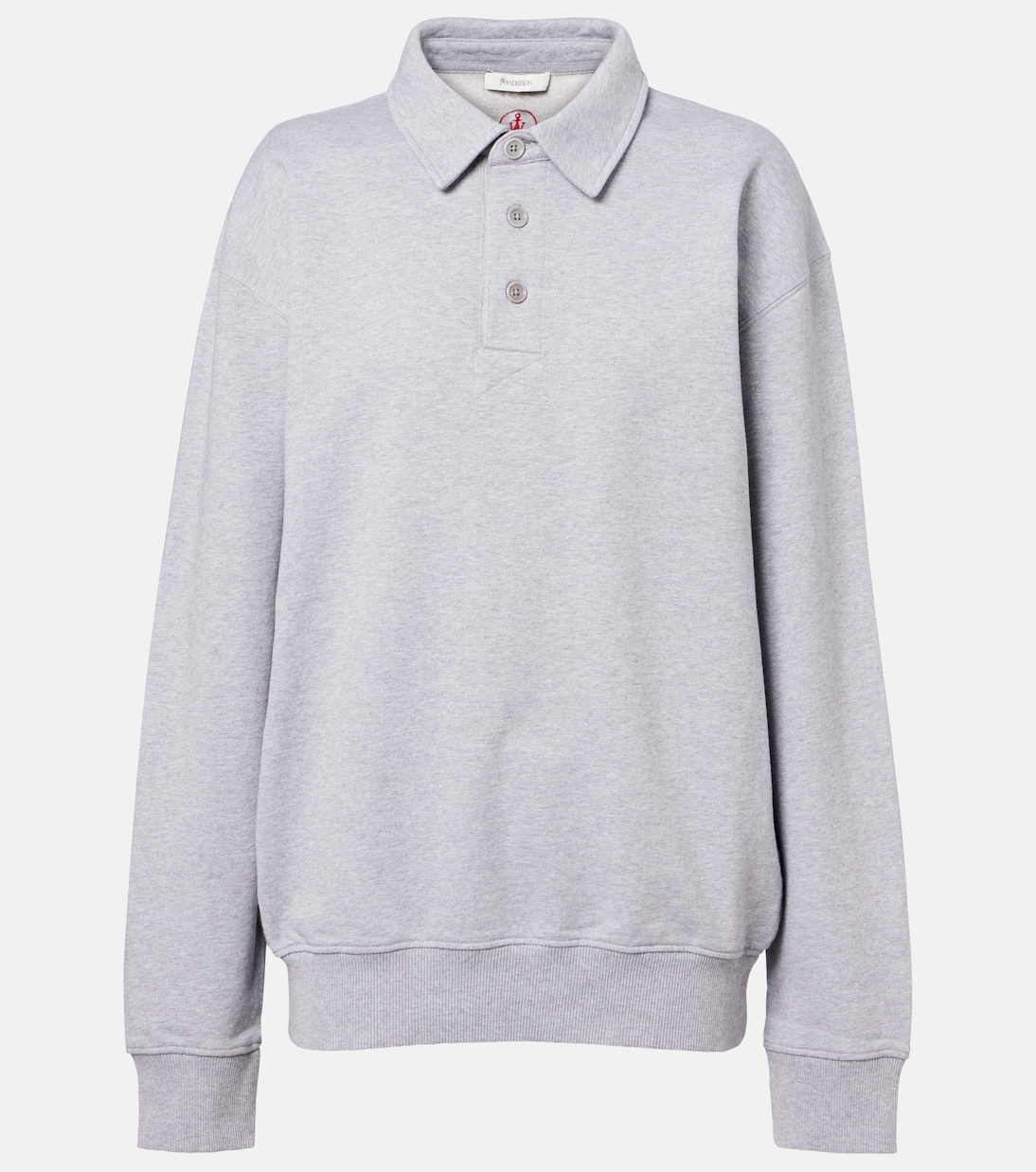 Besticktes Sweatshirt aus Baumwoll-Jersey | JW Anderson