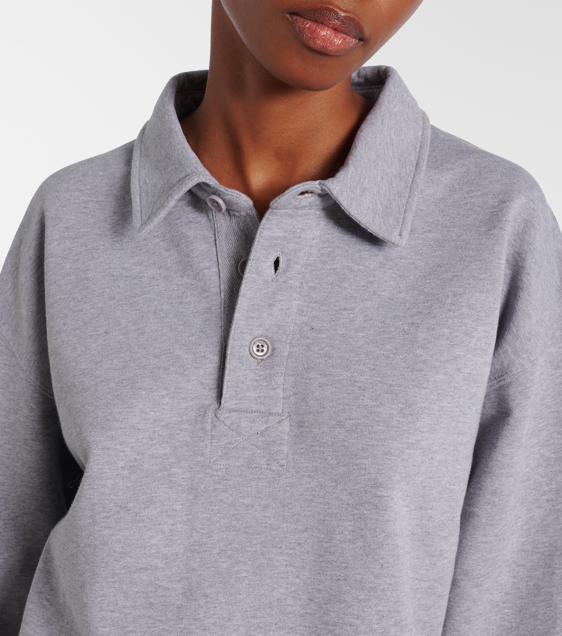 Besticktes Sweatshirt aus Baumwoll-Jersey | JW Anderson