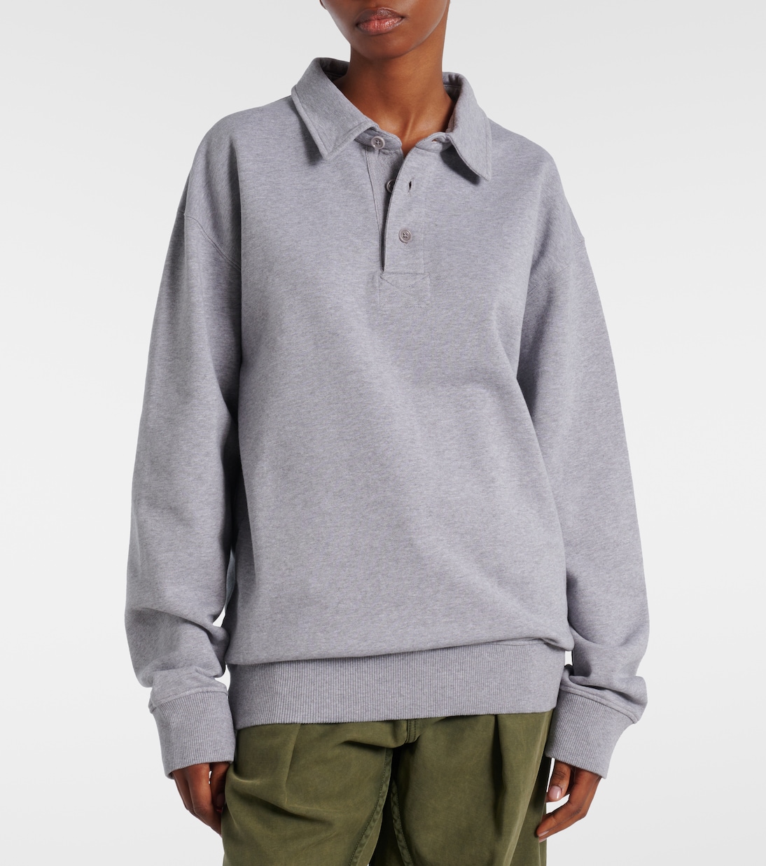 Besticktes Sweatshirt aus Baumwoll-Jersey | JW Anderson