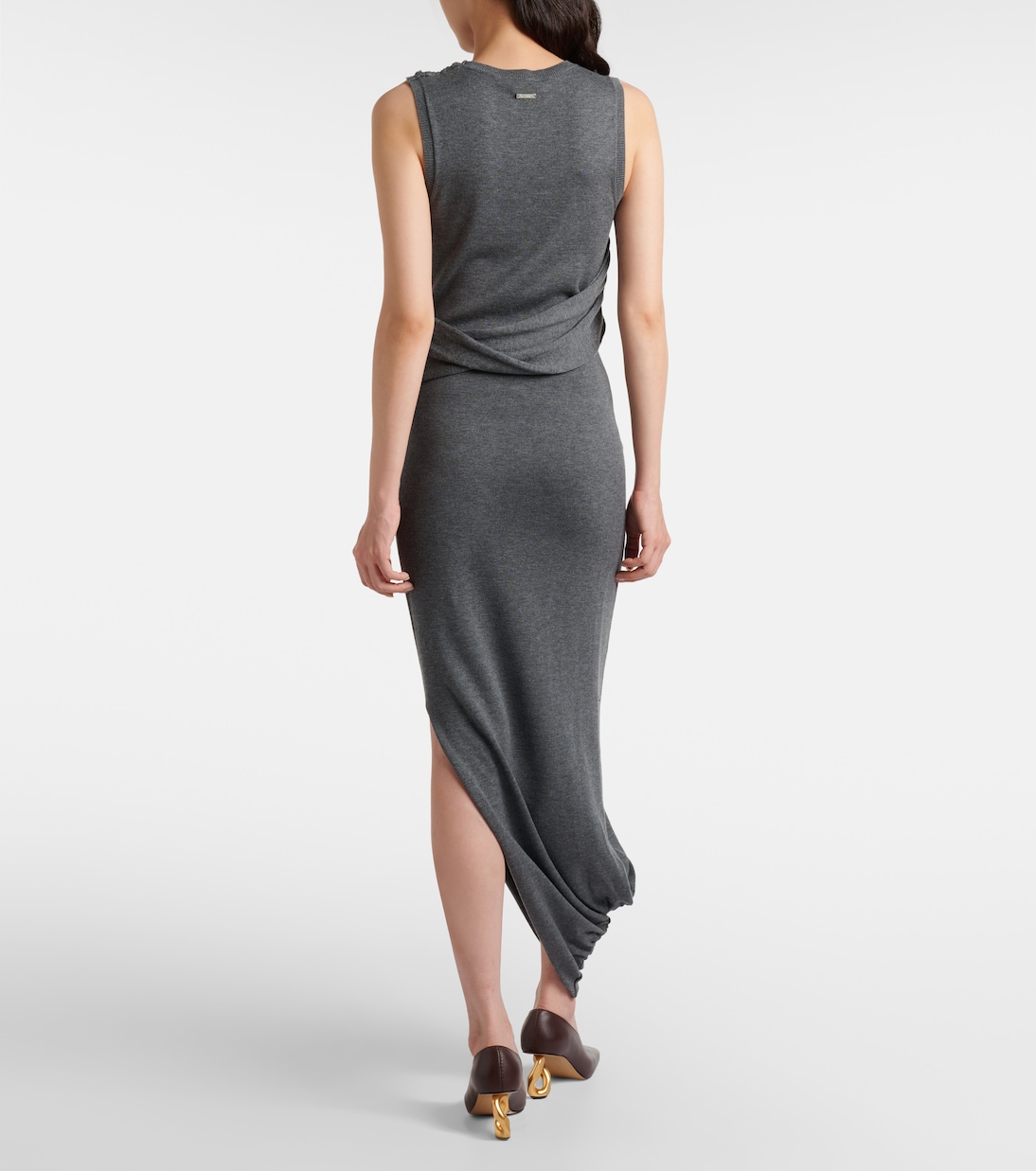 Robe midi asymétrique | JW Anderson