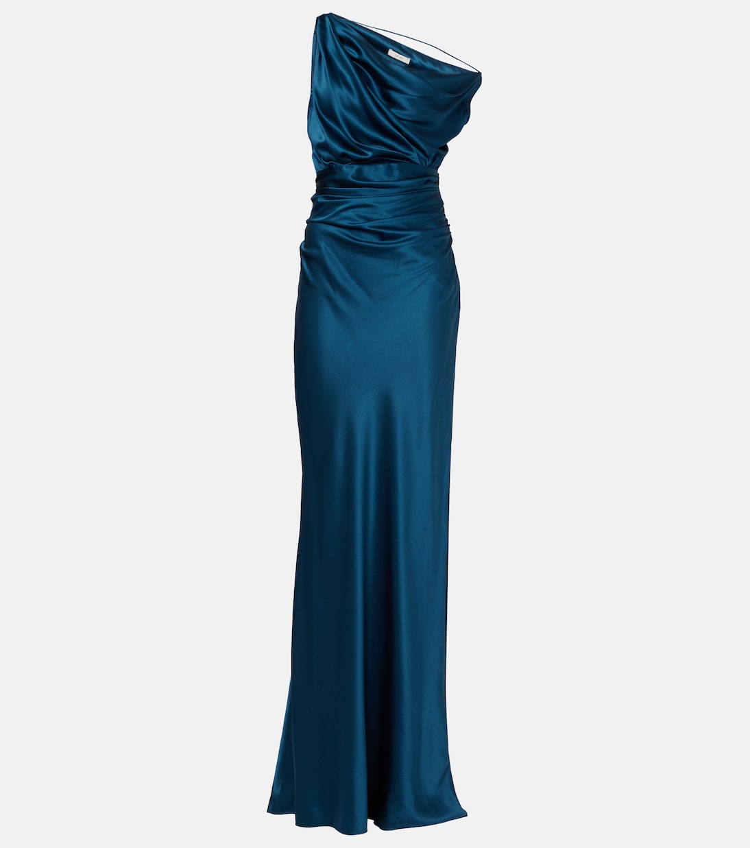 Draped silk satin gown | The Sei