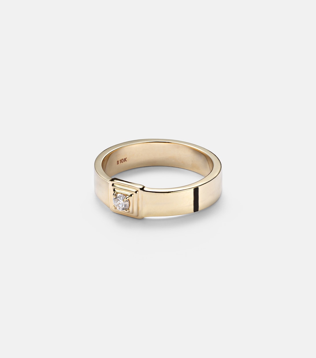 Ring aus 10kt Gelbgold (417/1000) mit Diamant | Stone and Strand