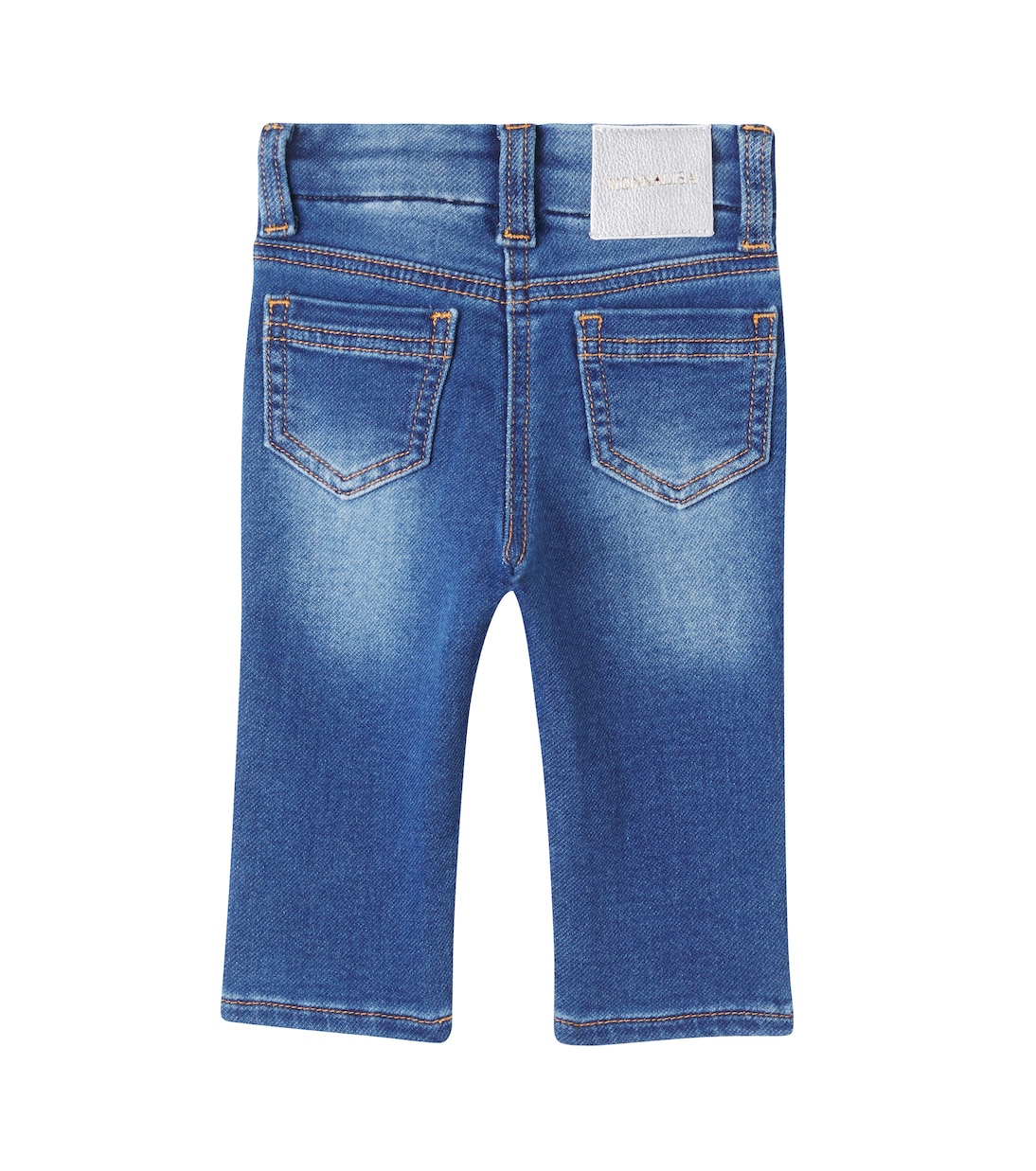 Baby bow-detail jeans | Monnalisa