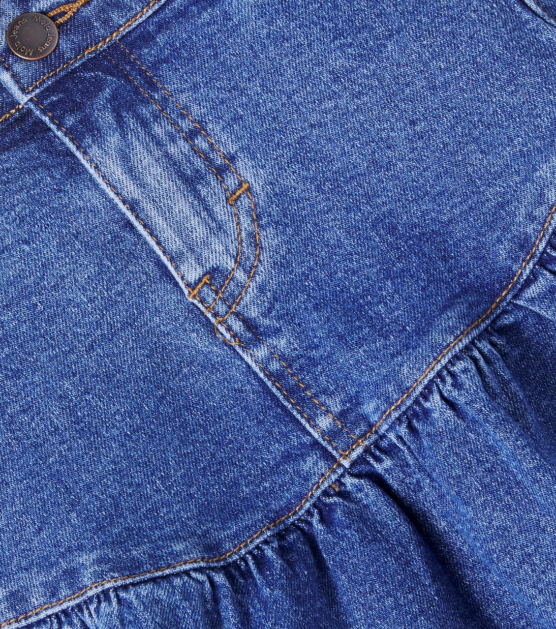 Gonna di jeans Bridget con volant | Molo