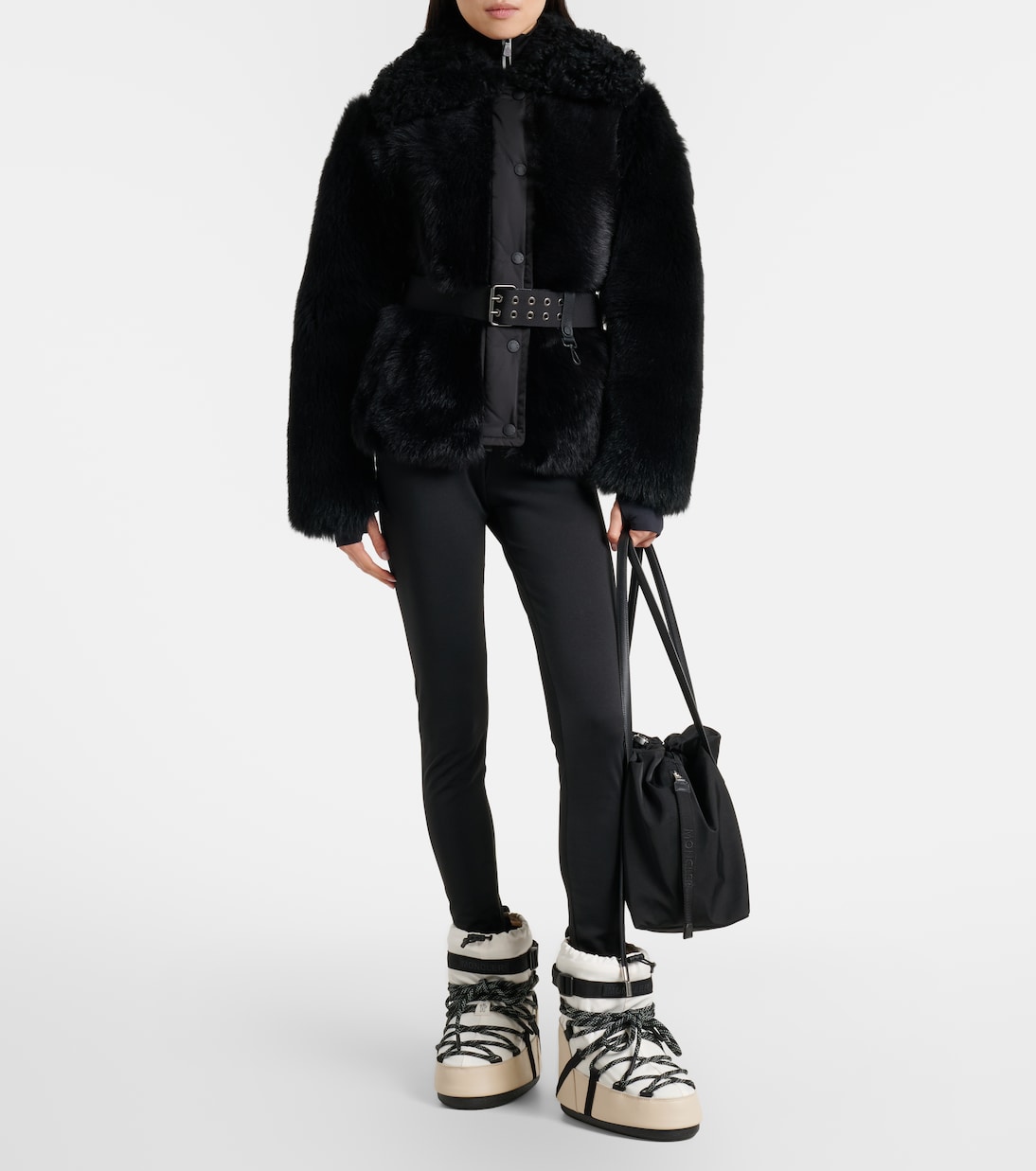 Valdivian shearling down jacket | Moncler Grenoble